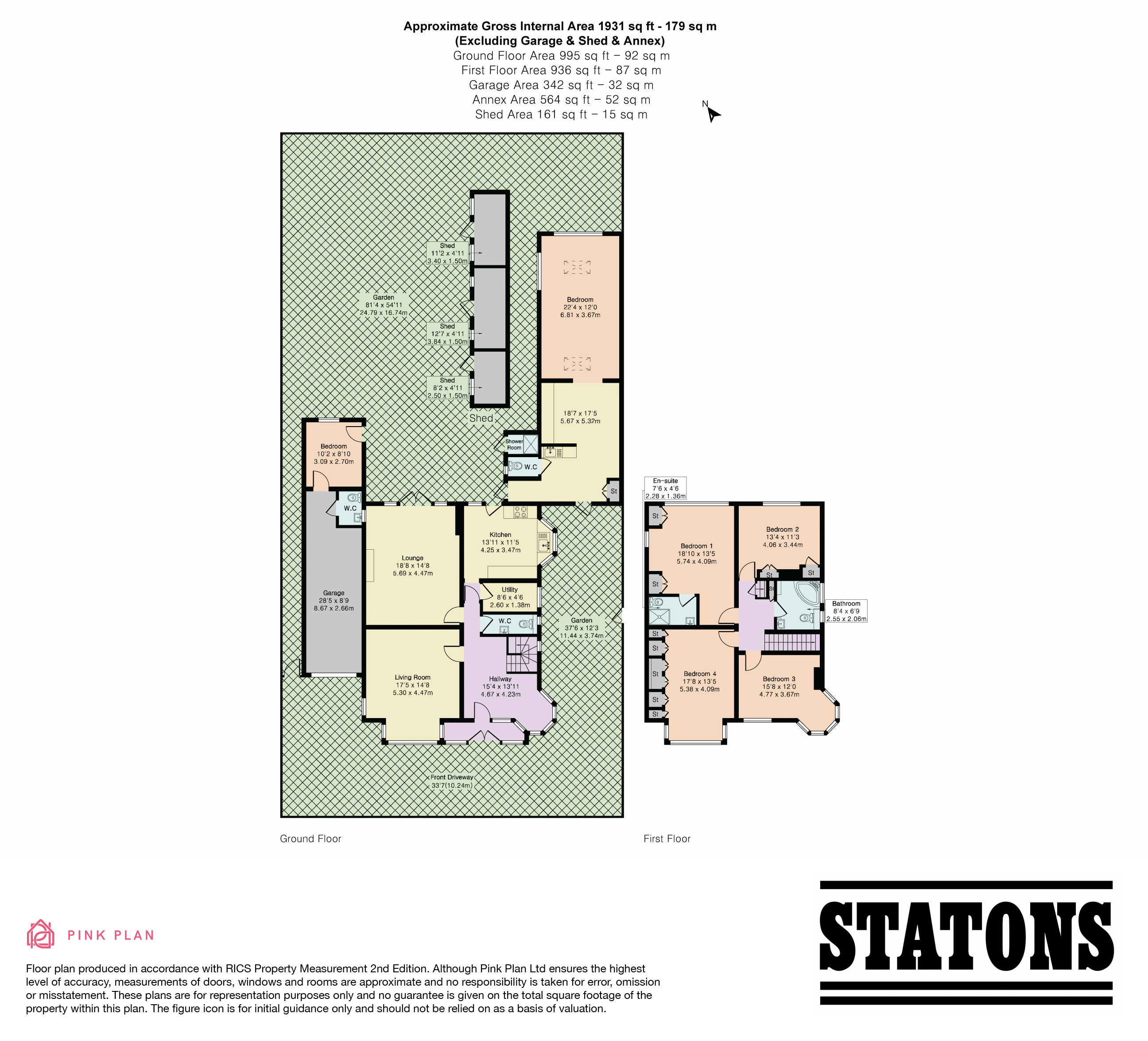 262, Chase Side, London floorplan