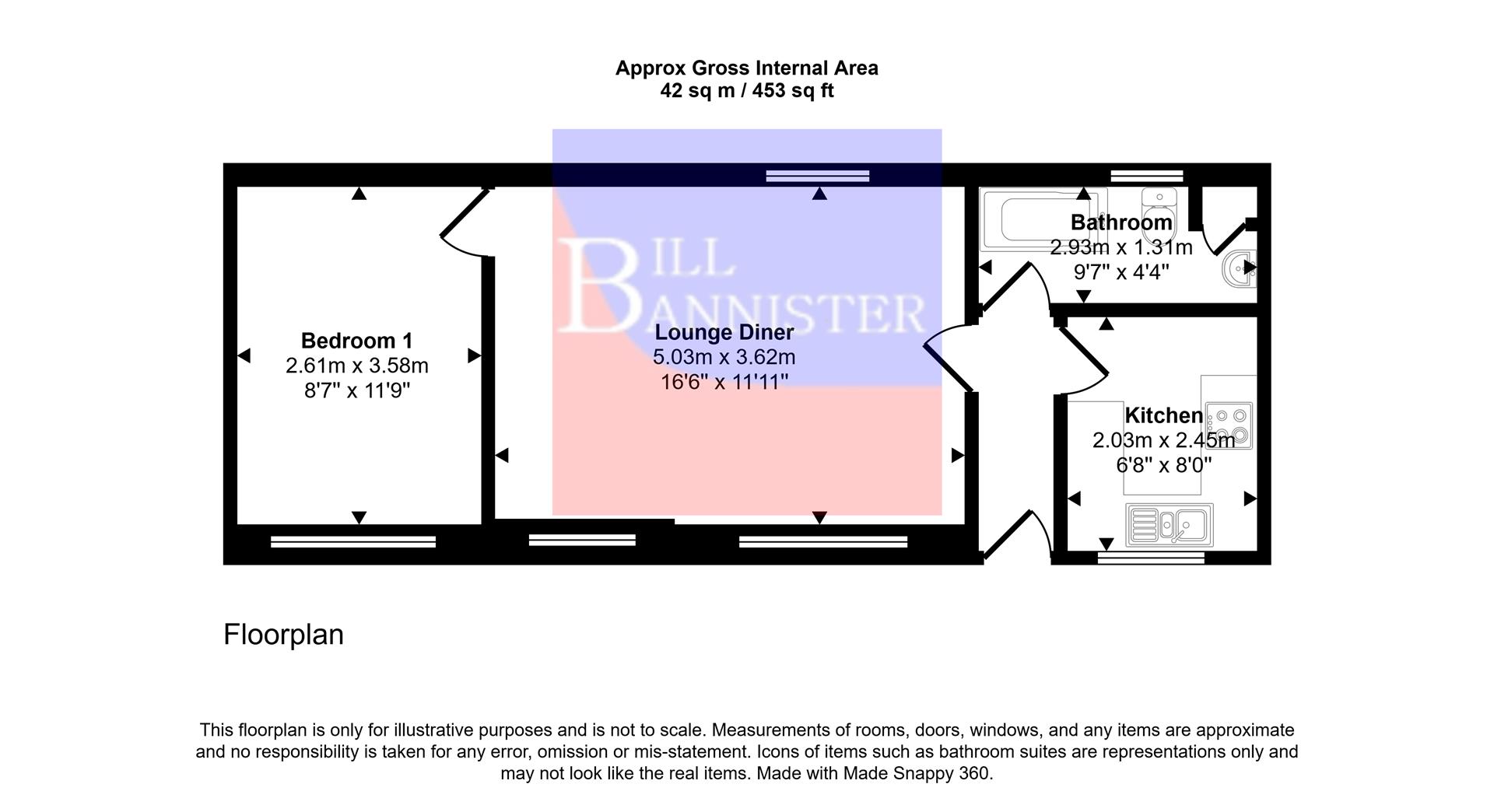 3B, Tehidy Road, Camborne floorplan