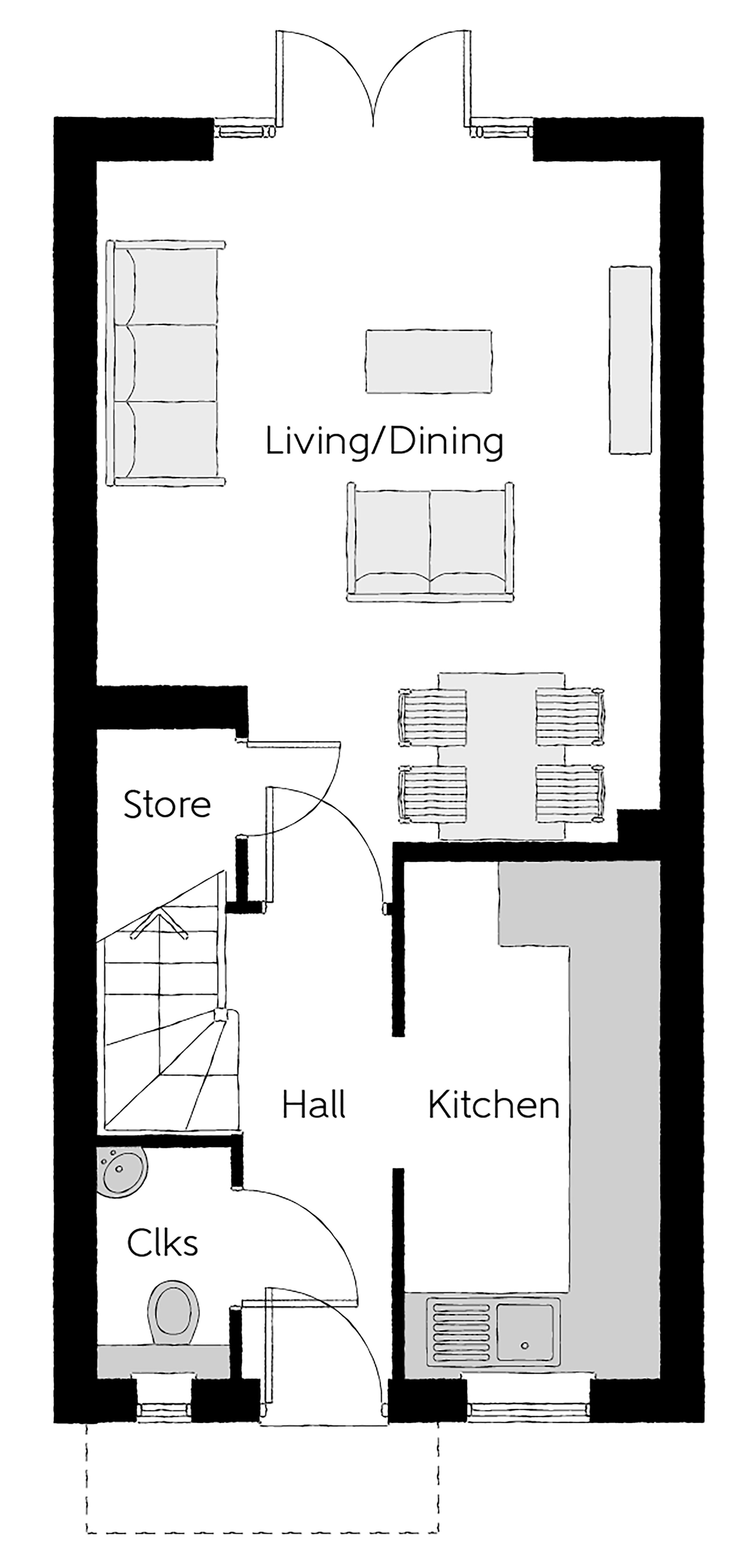 216, Ranshaw Drive, Stafford floorplan