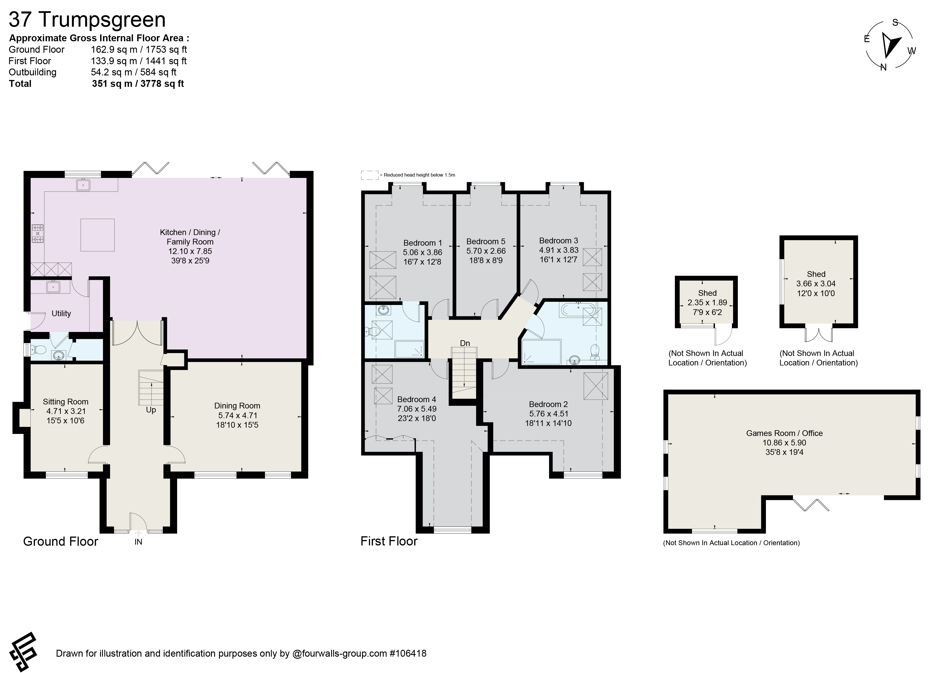 37, Trumpsgreen Avenue, Virginia Water floorplan