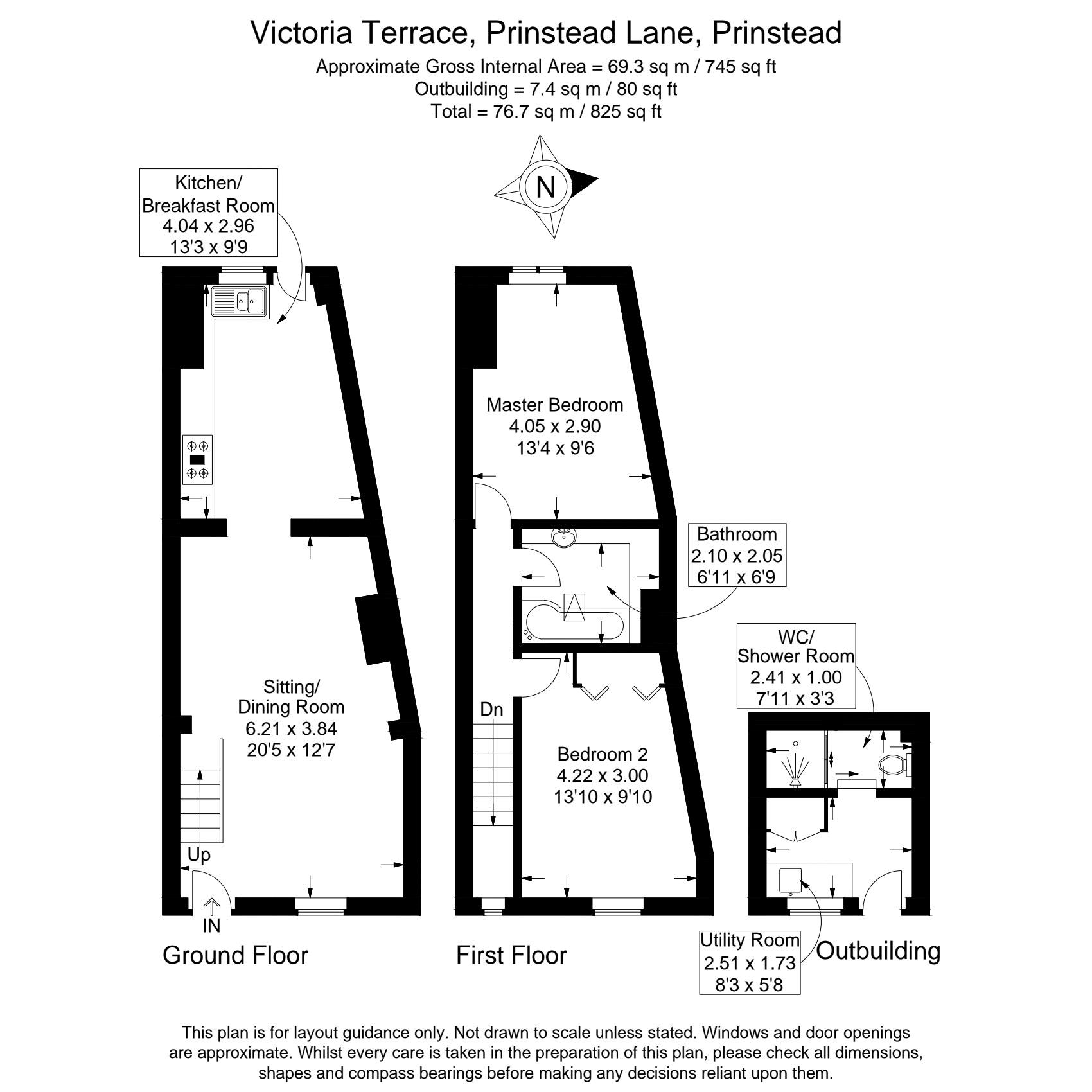 4 Victoria Terrace, Prinsted Lane, Emsworth floorplan