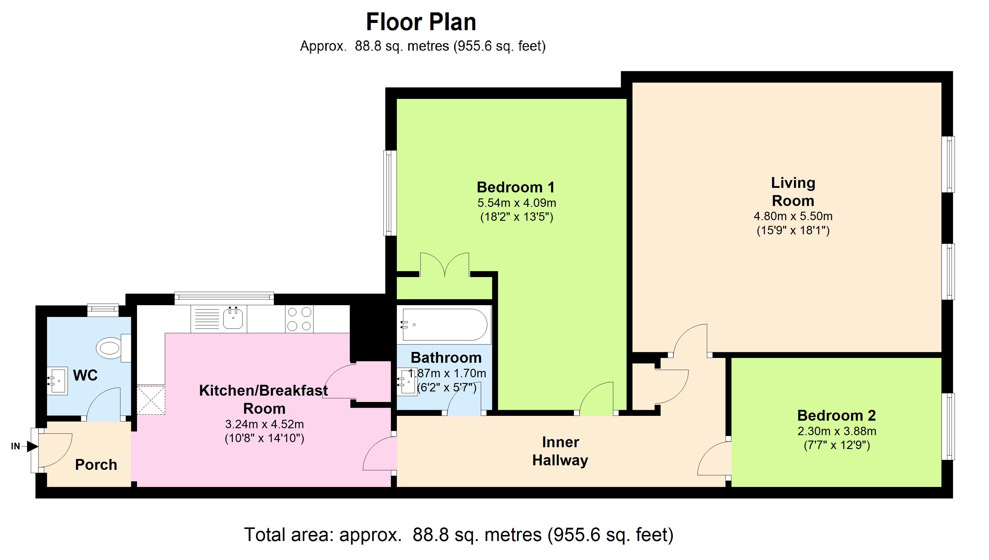 2 Bedrooms Flat for sale in Sussex Square, Brighton BN2