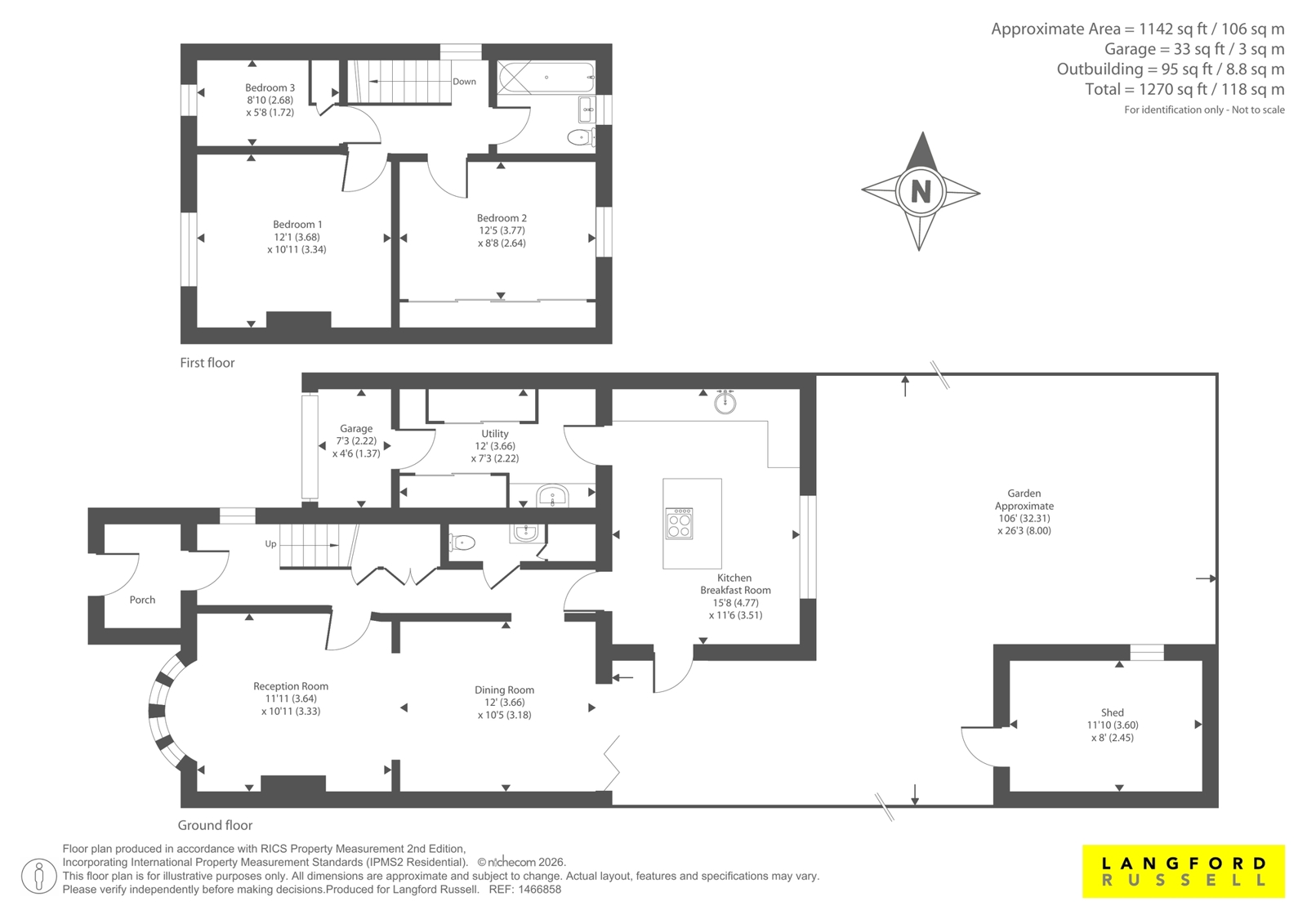 4, Leaves Green Crescent, Keston floorplan