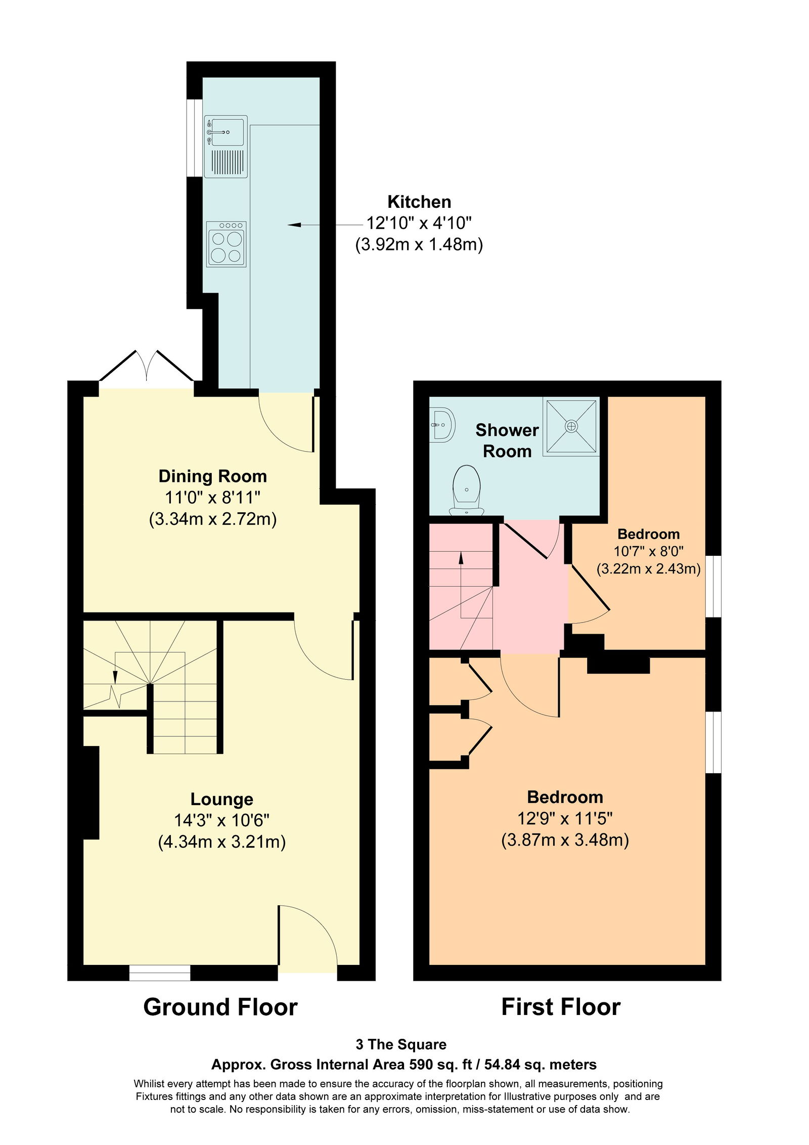 3, The Square, Stoke-on-Trent floorplan