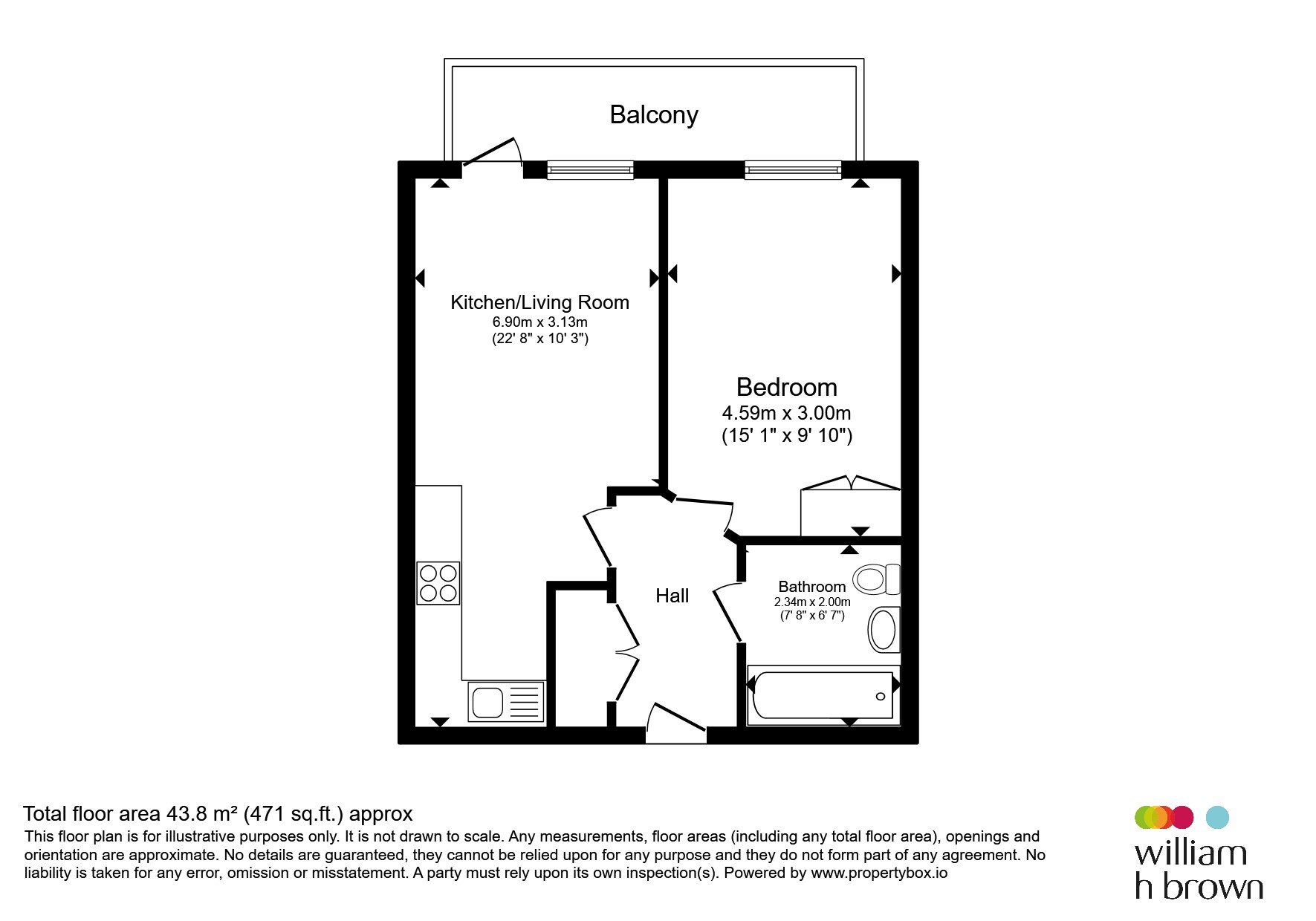 Apartment 18, Core 1, Leetham House, Pound Lane, YORK floorplan