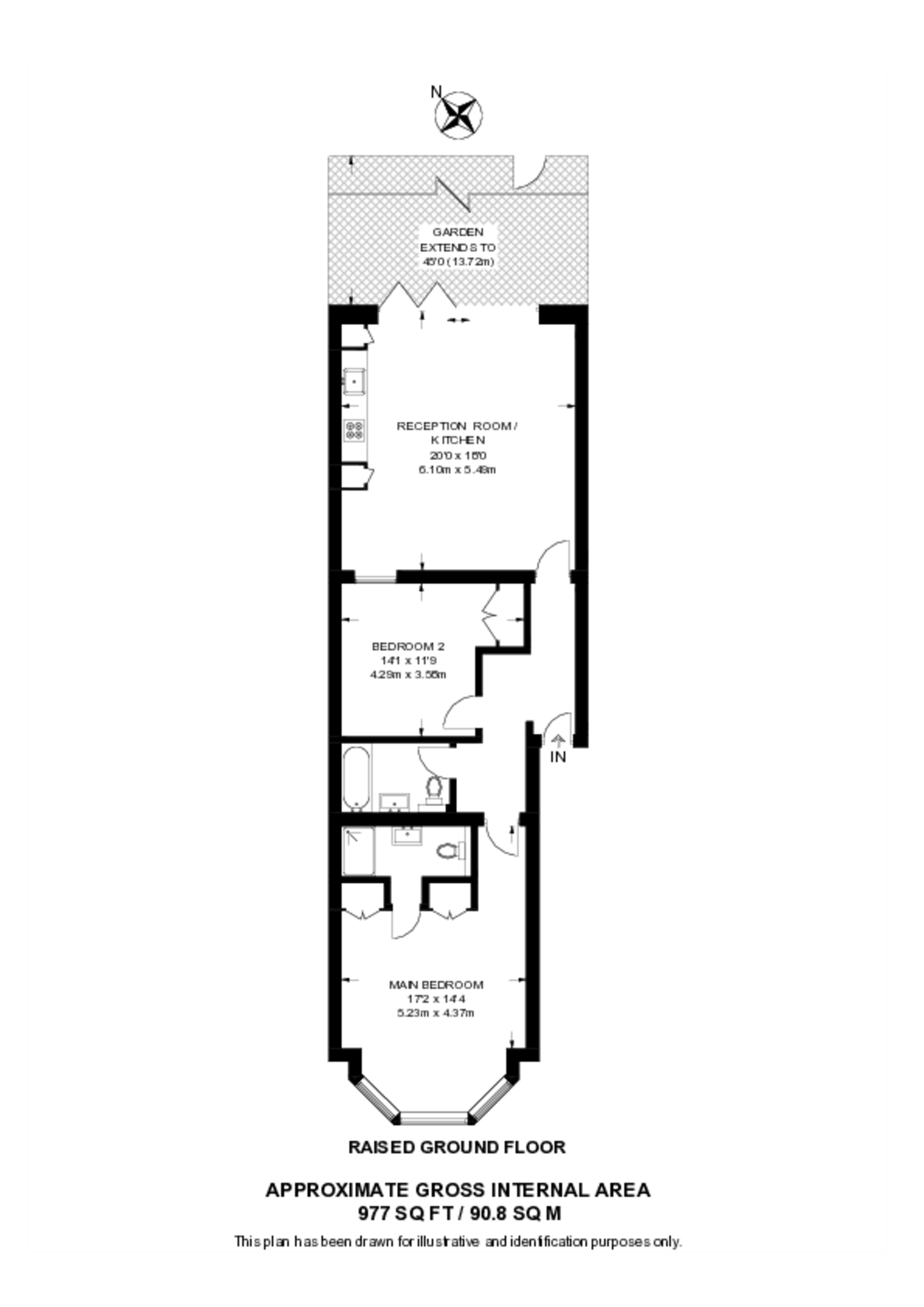 Shoot Up Hill, Kilburn floorplan