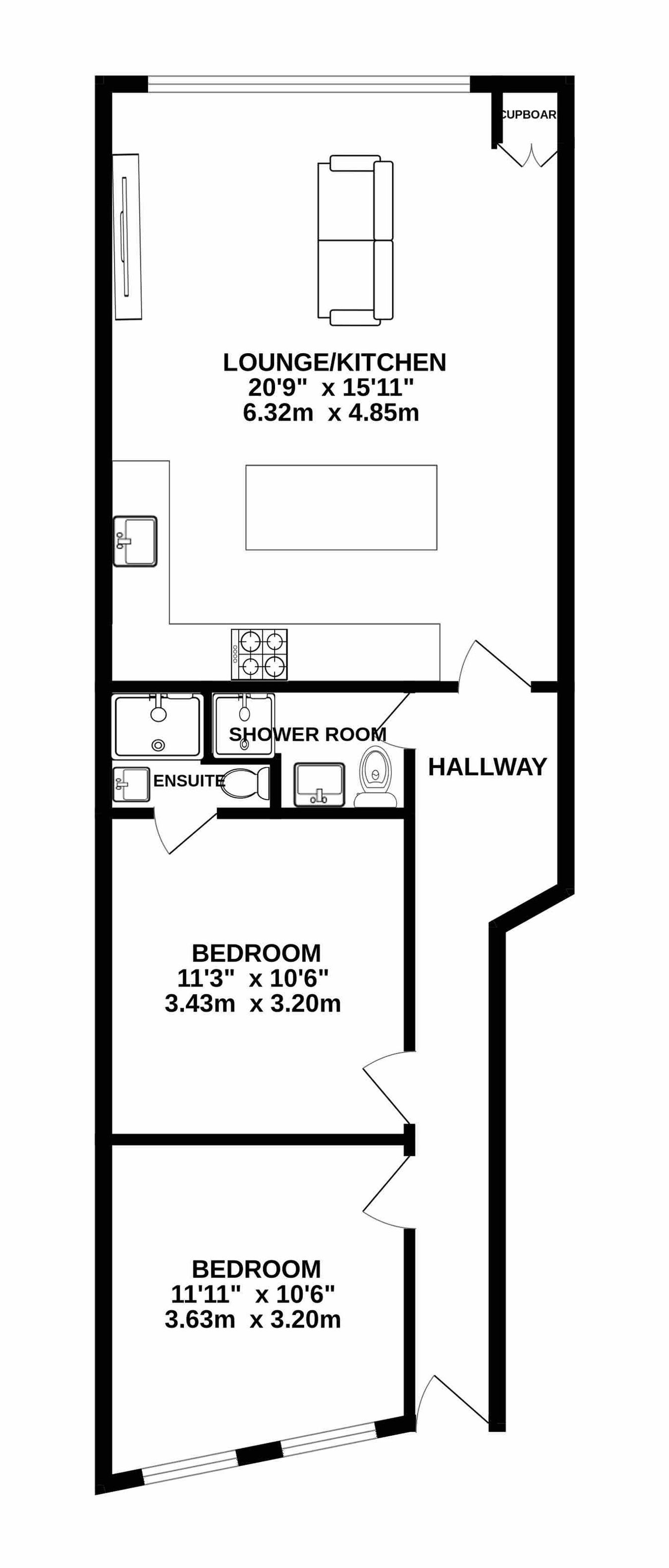 30, Kellino Street, London floorplan