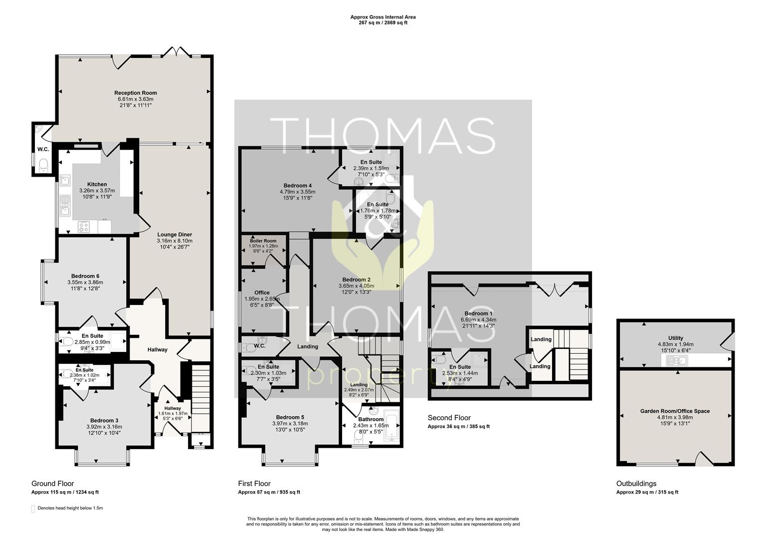 205, Linden Road, Gloucester floorplan