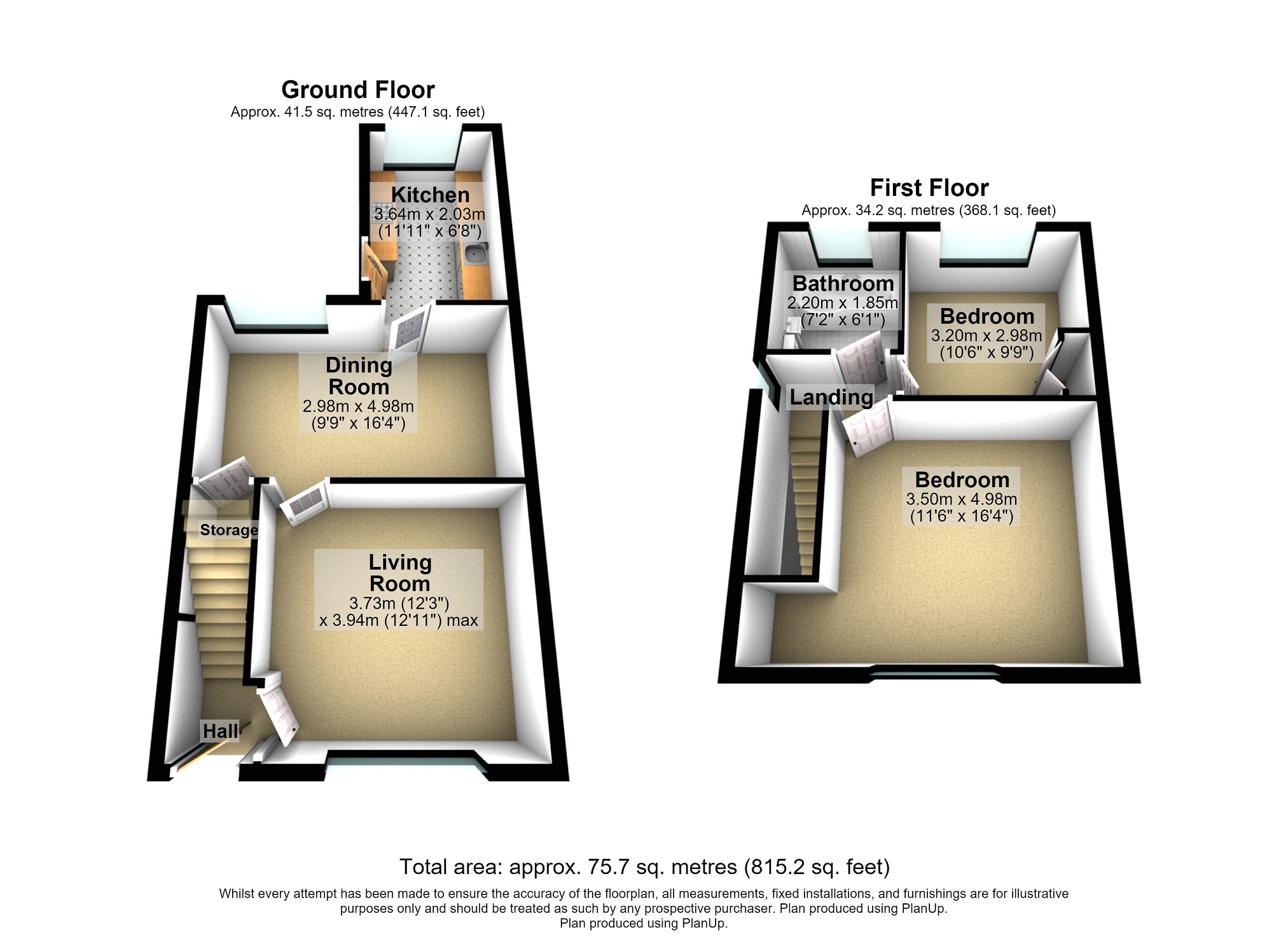 54, Meadow Lane, Alfreton floorplan