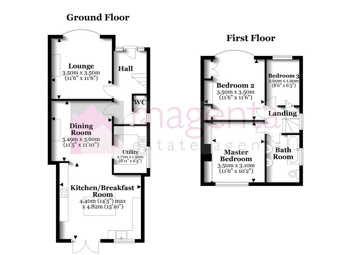 63, London Road, Raunds floorplan