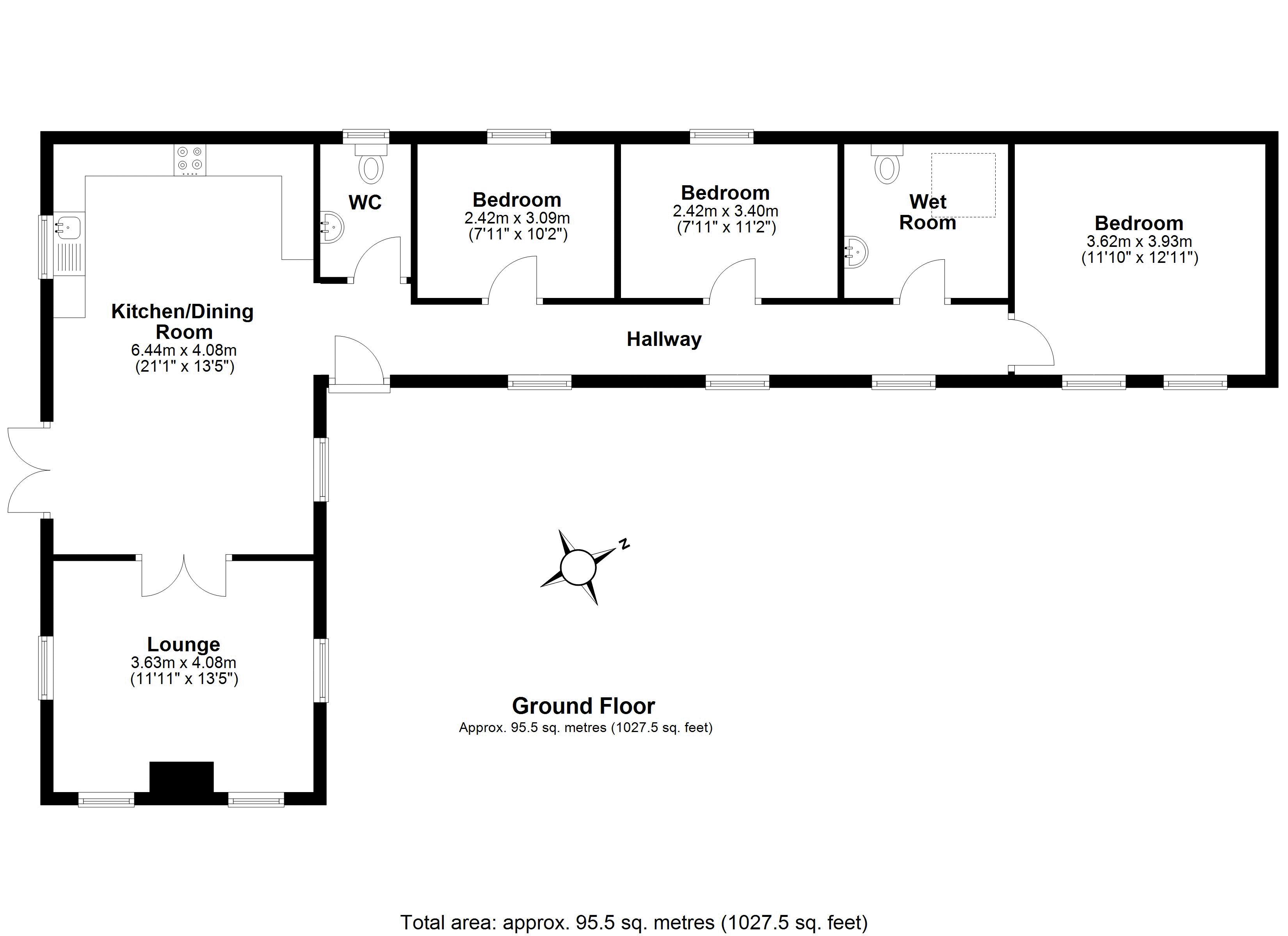 Hollybush Barn, Golf Links Lane, Telford floorplan