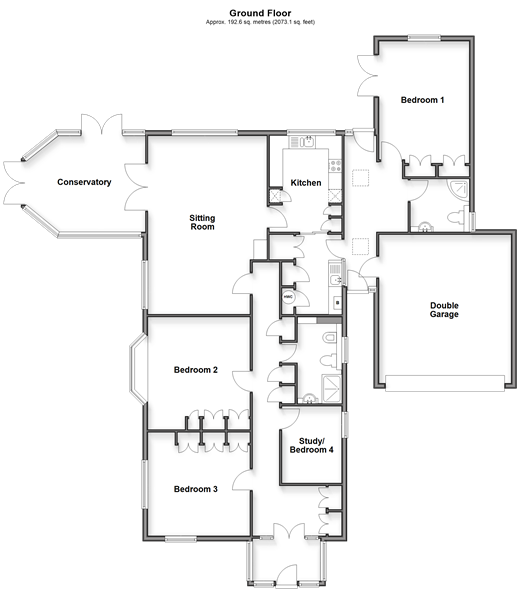 Hill Avenue Shepherdswell, Dover floorplan