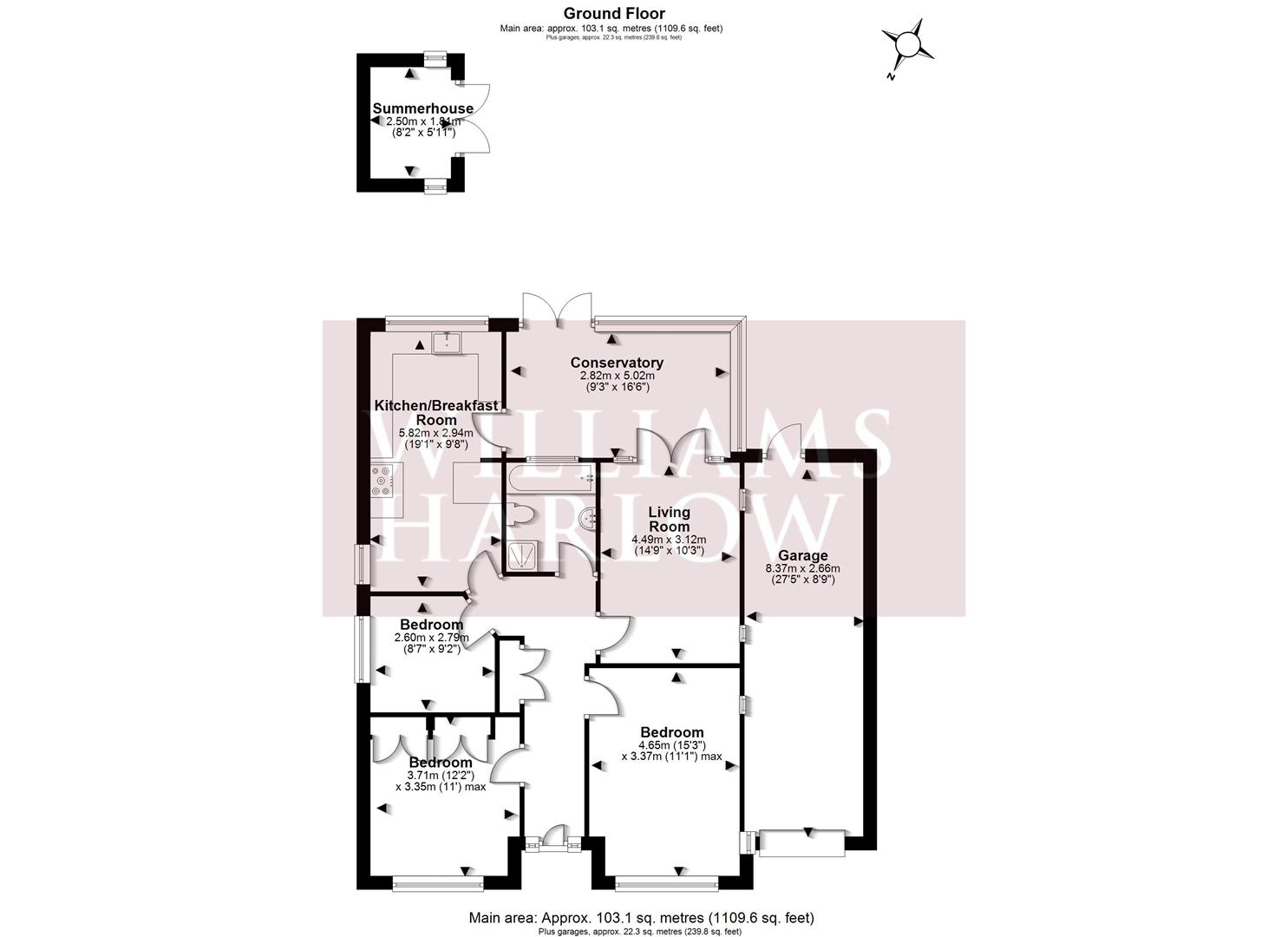 33, Upper Pines, Banstead floorplan
