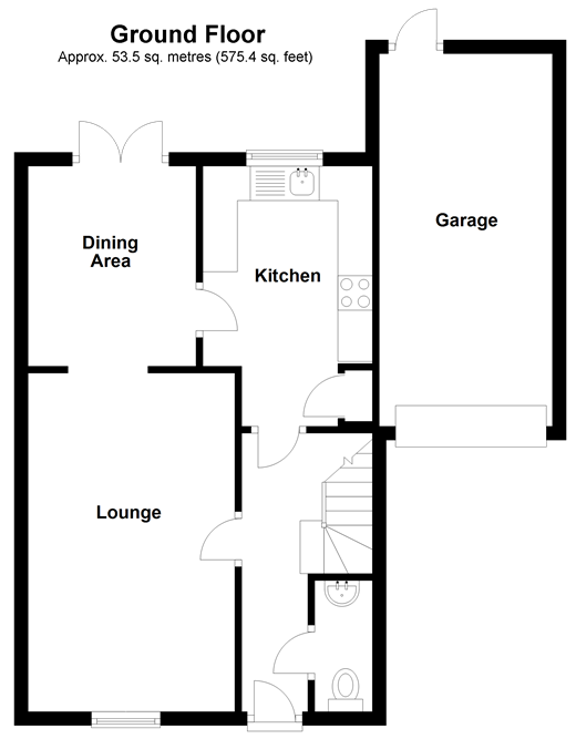 3 Bedrooms Semi-detached house for sale in Flaxen Fields, Uckfield, East Sussex TN22