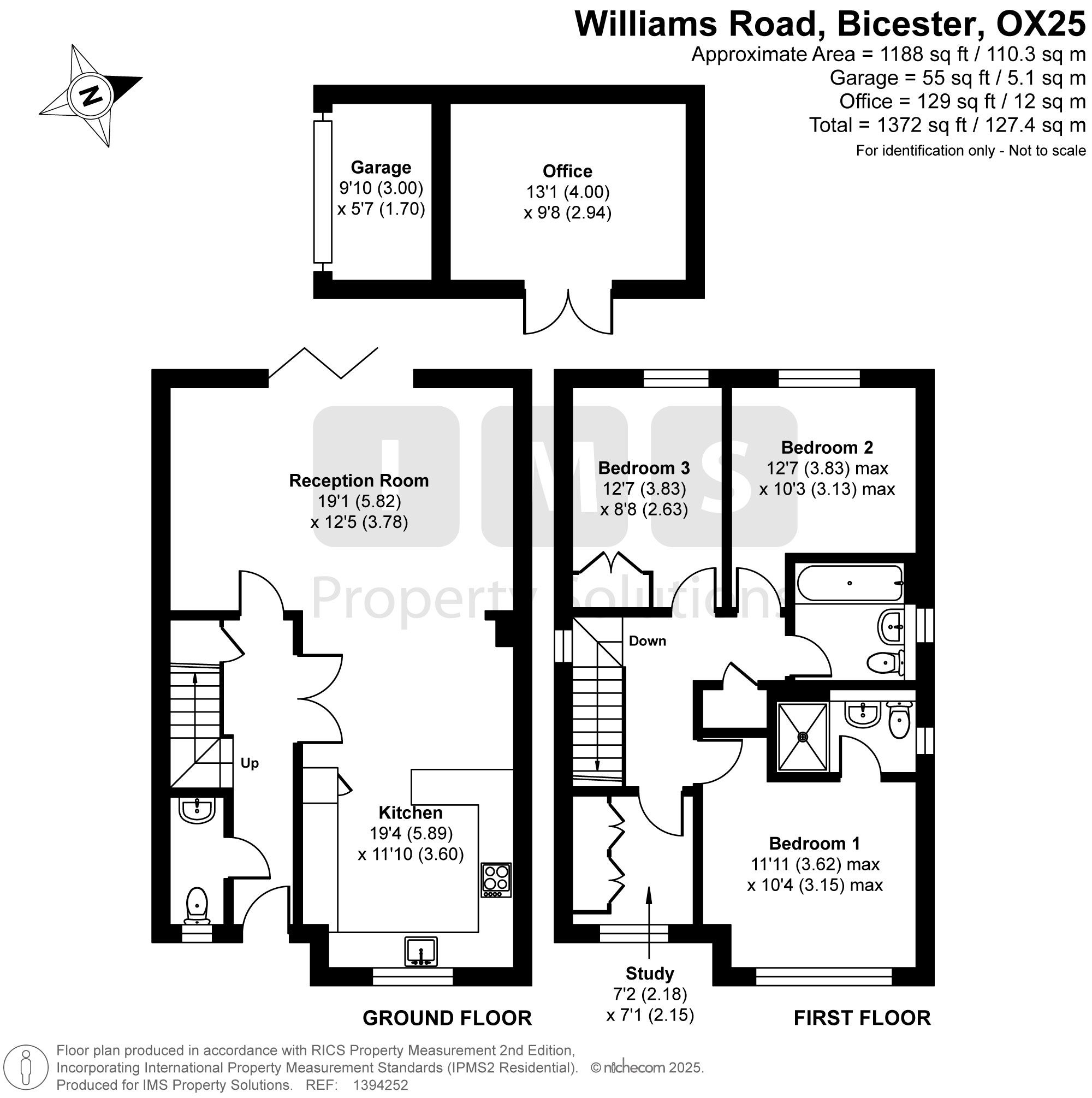 13 Williams Road, Bicester floorplan