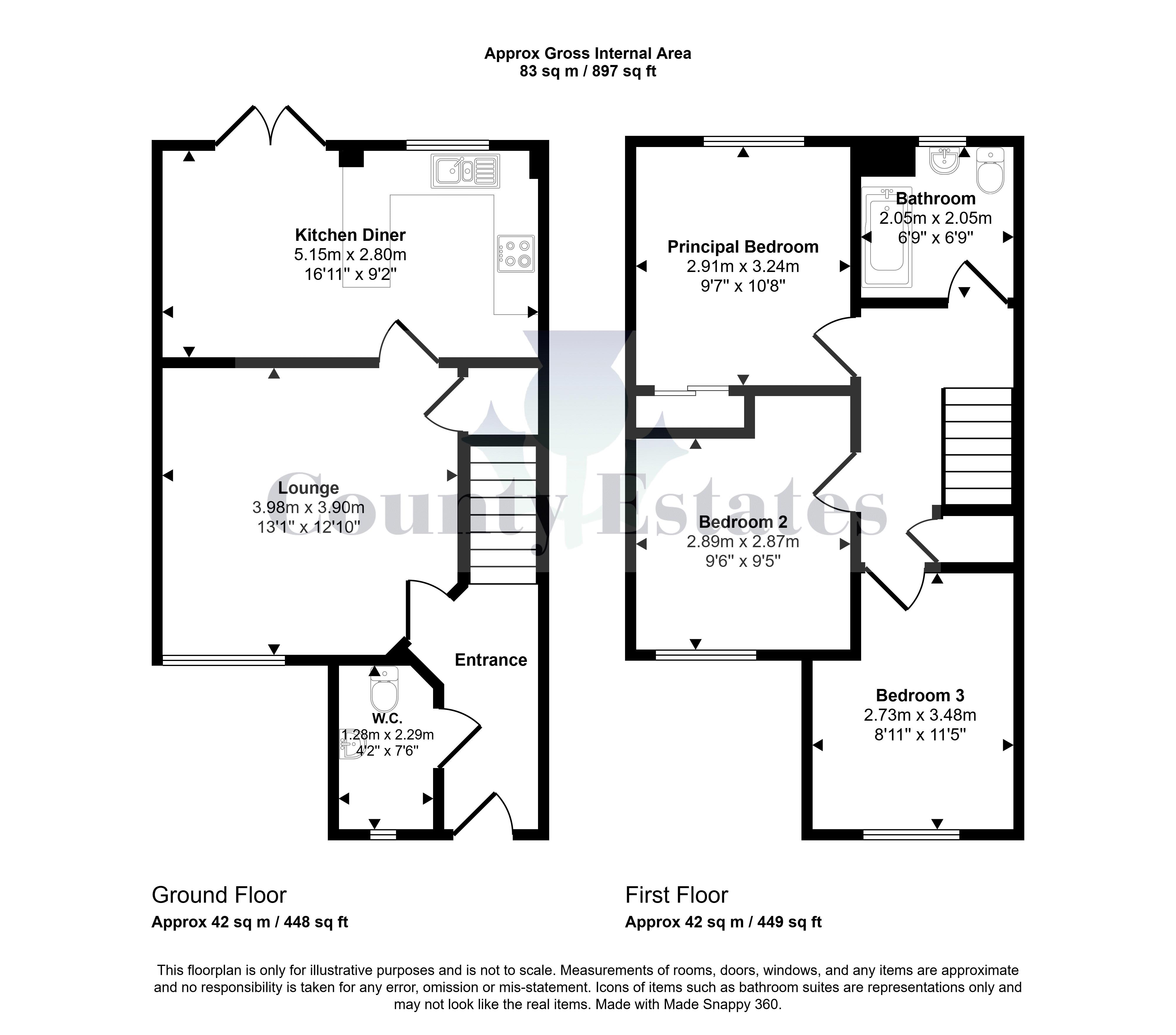 17, Drummore Court, Alva floorplan