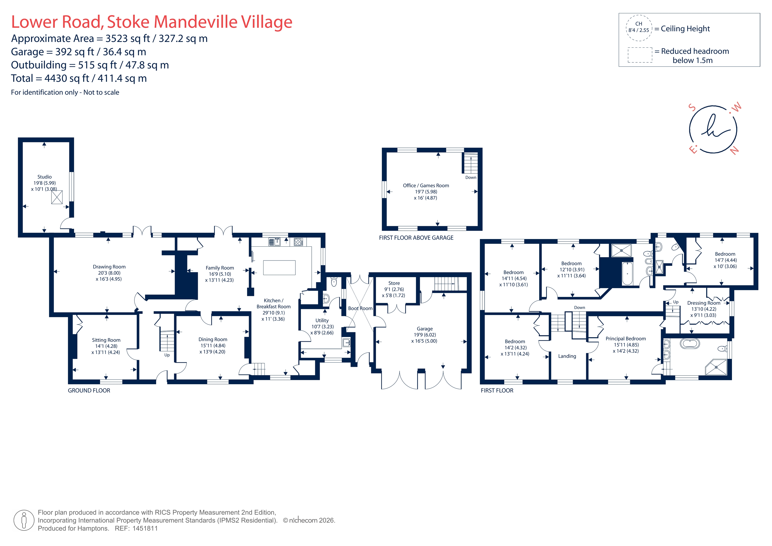 Oak Tree House, Lower Road, Stoke Mandeville Village floorplan