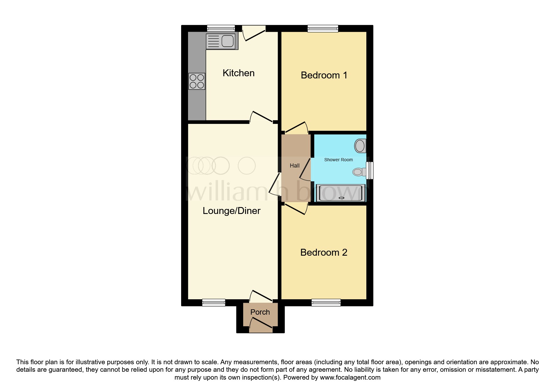 39, Elmden Court, Clacton-On-Sea floorplan