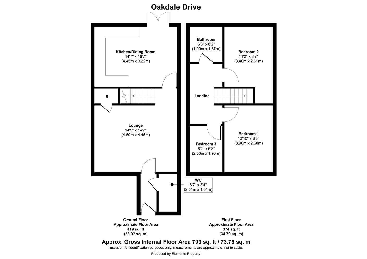 33, Oakdale Drive, Pontefract floorplan
