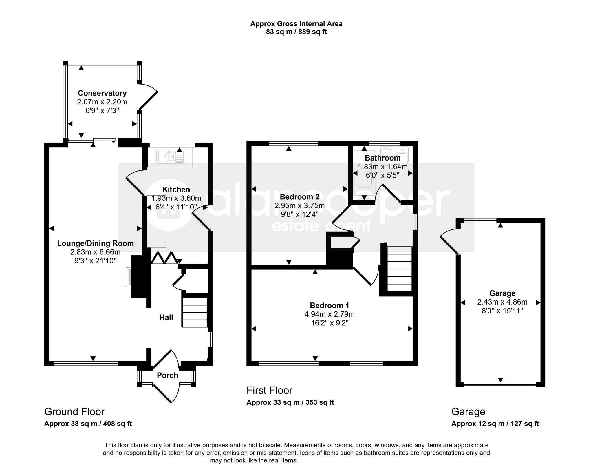 7, Barbridge Road, Bedworth floorplan