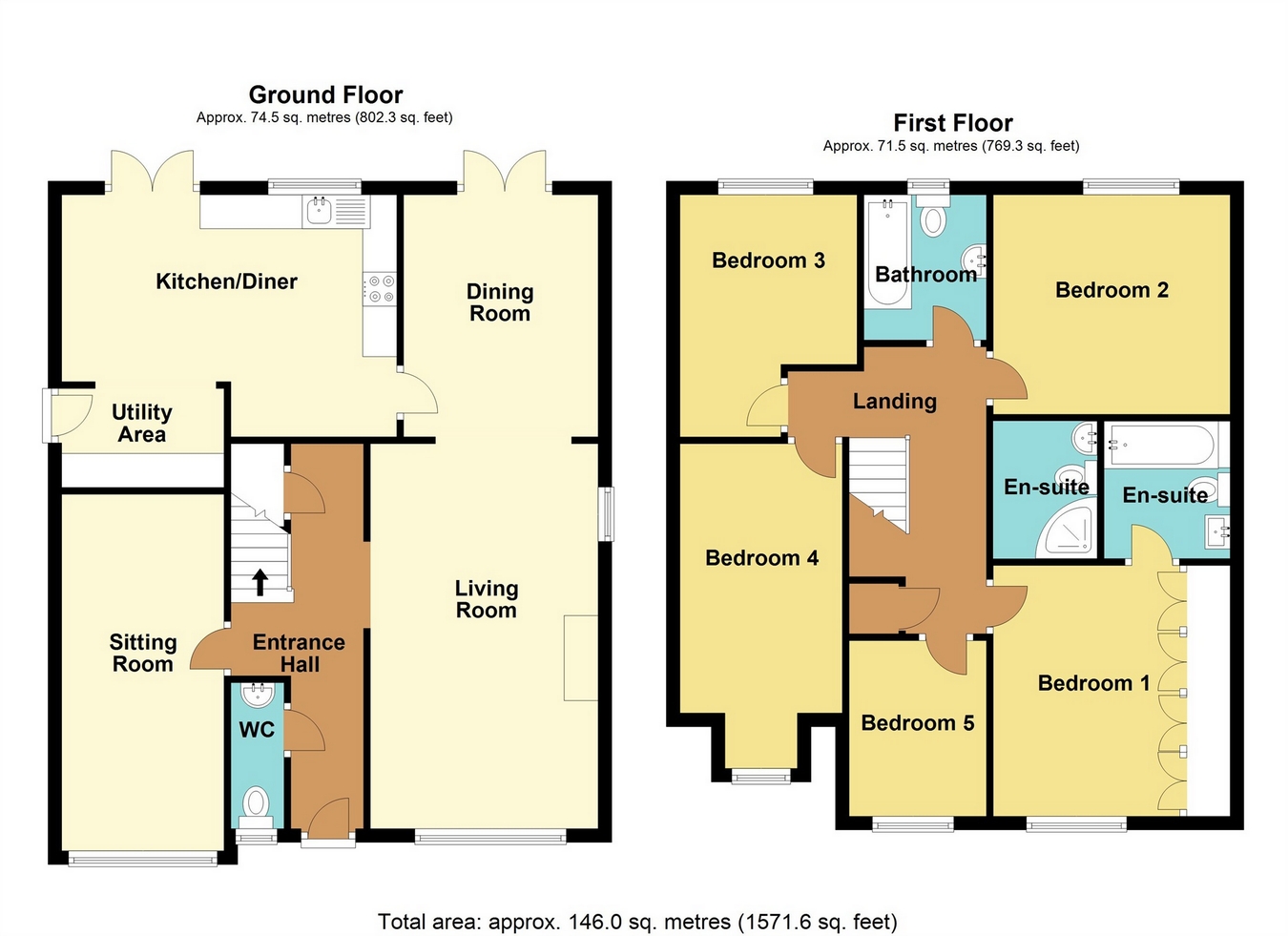 5 bed detached house for sale in Windsor Gardens, Magor, Caldicot NP26