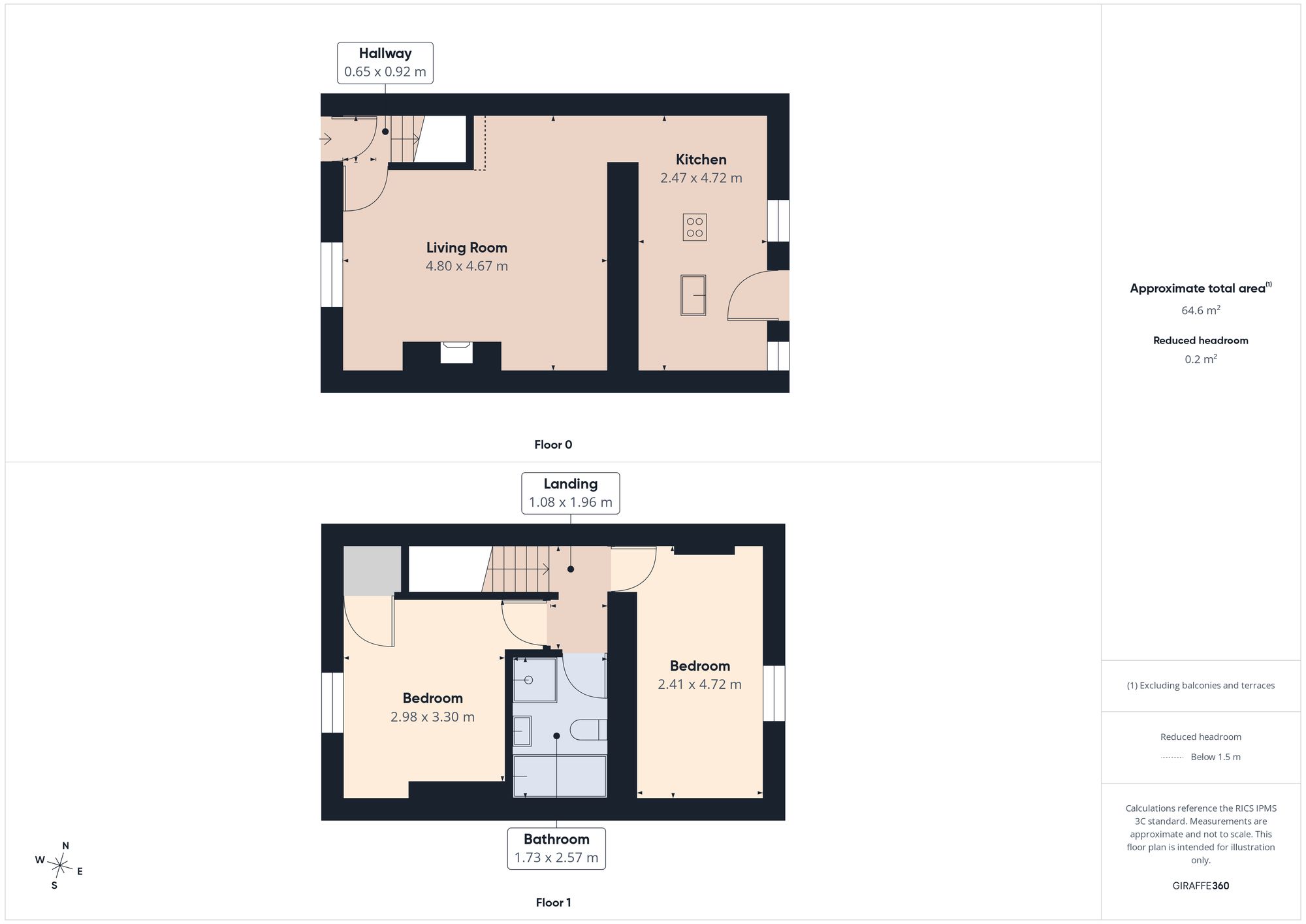 34 Wrekenton Row, Gateshead floorplan