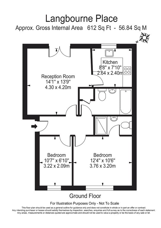 2 Bedrooms Flat to rent in Langbourne Place, Isle Of Dogs, London E14