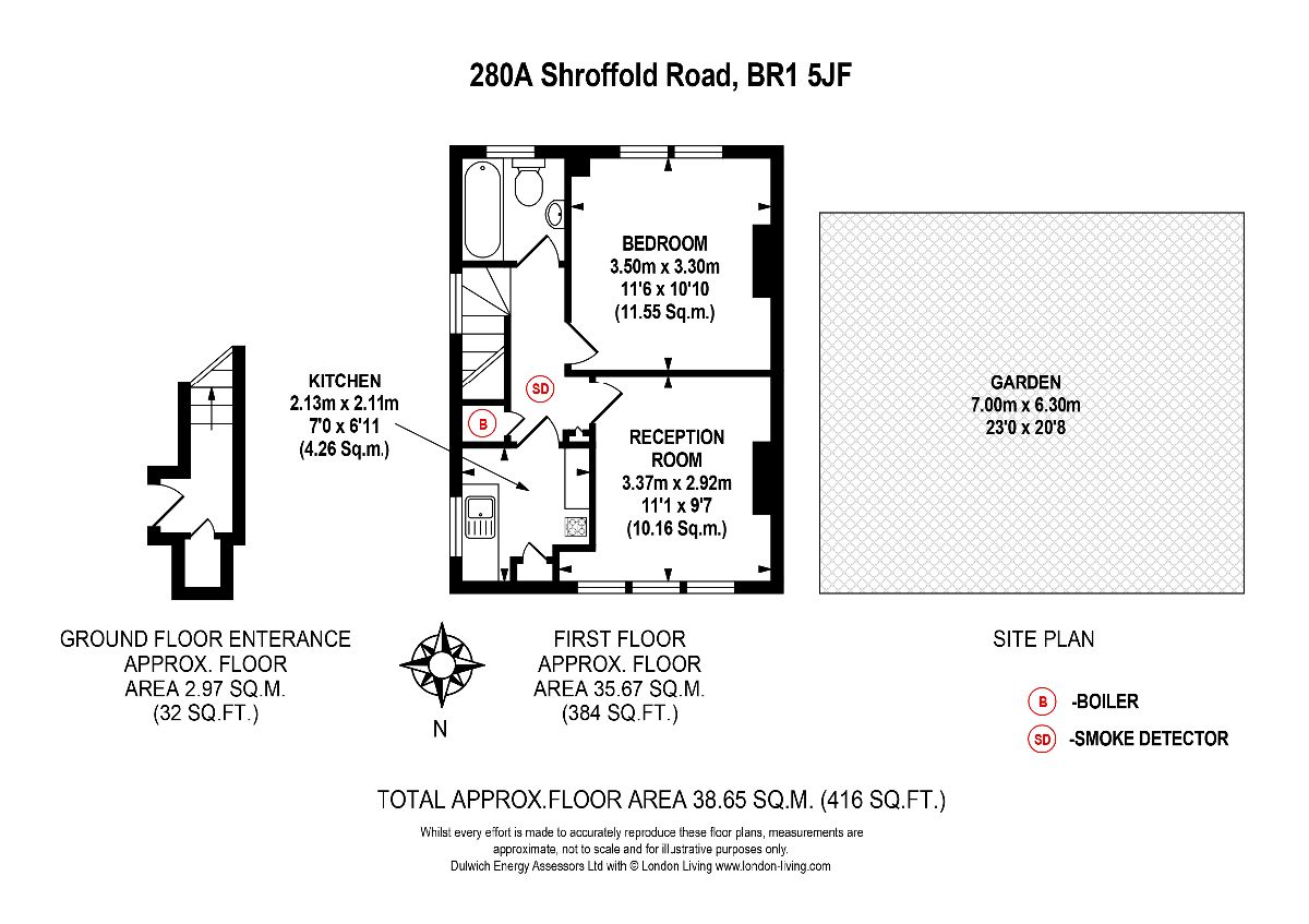 280a Shroffold Road, Bromley floorplan