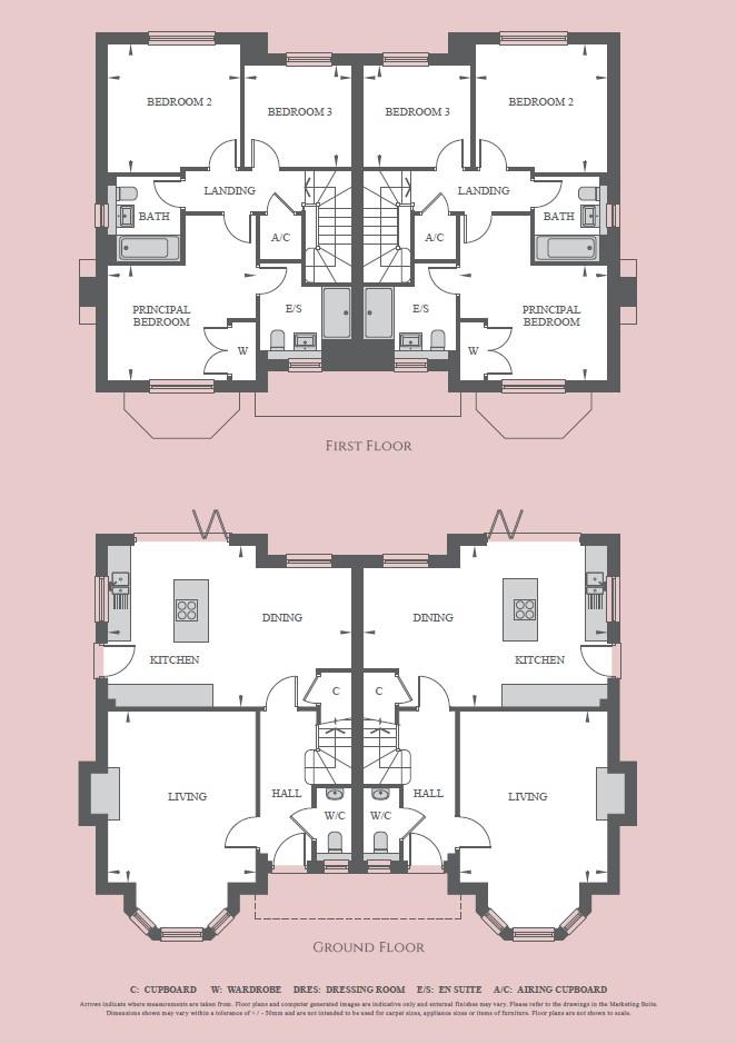 Plot 301, The Rosemary, Barleylands, Manningtree floorplan