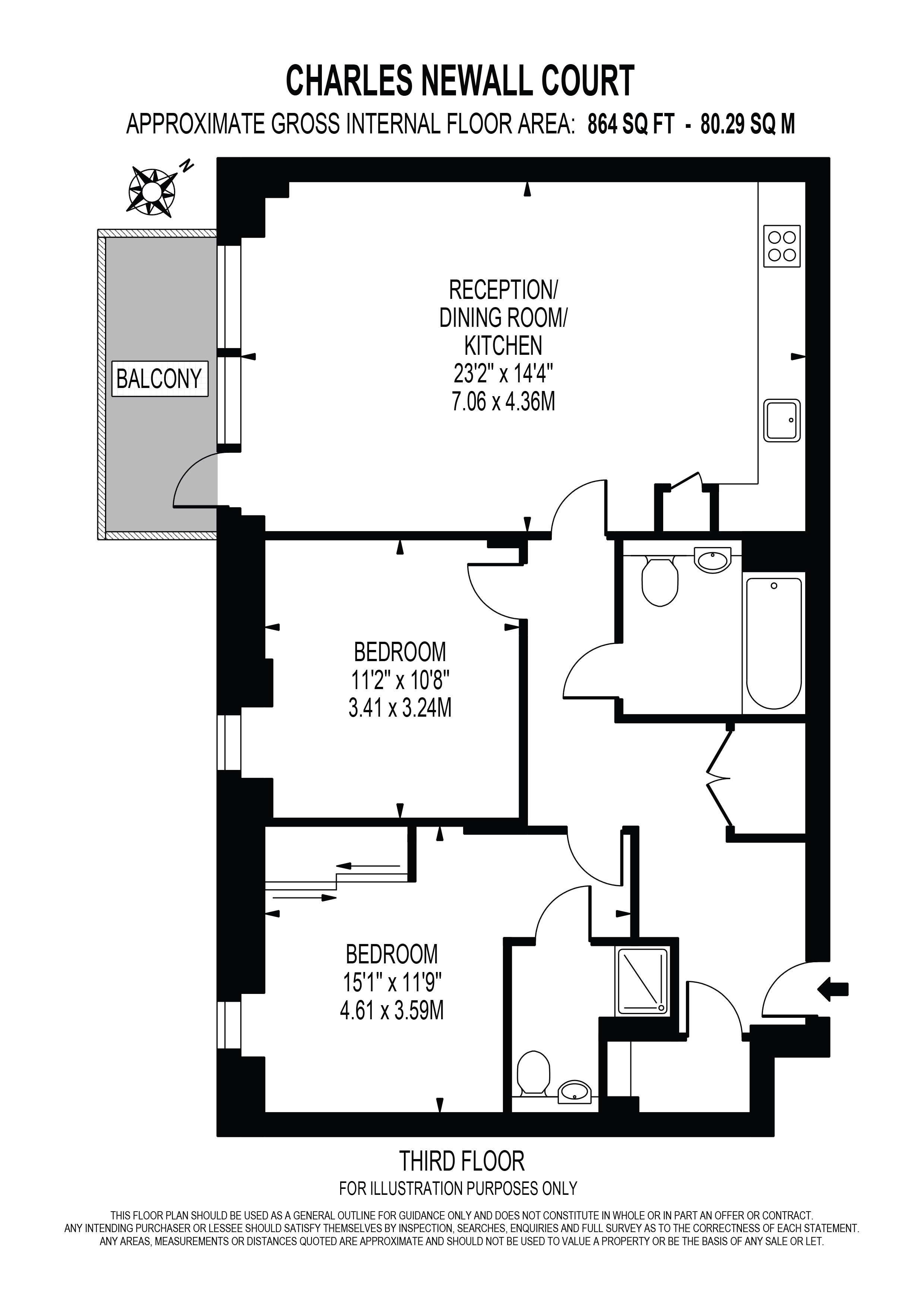 2 Bedrooms Flat for sale in Charles Newell Court, Violet Road, Bow E3