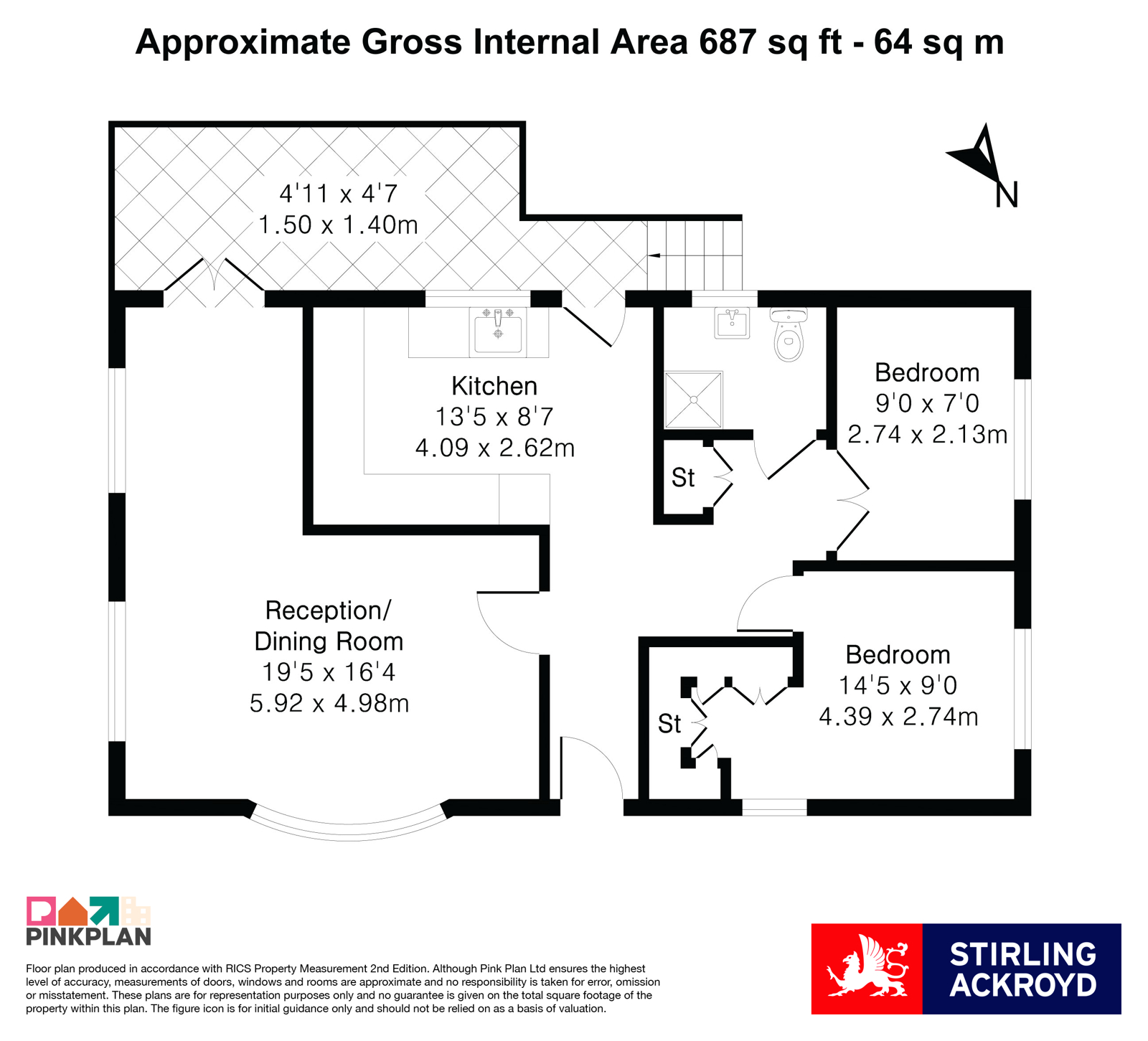 81A, Eastern Avenue, Chertsey floorplan