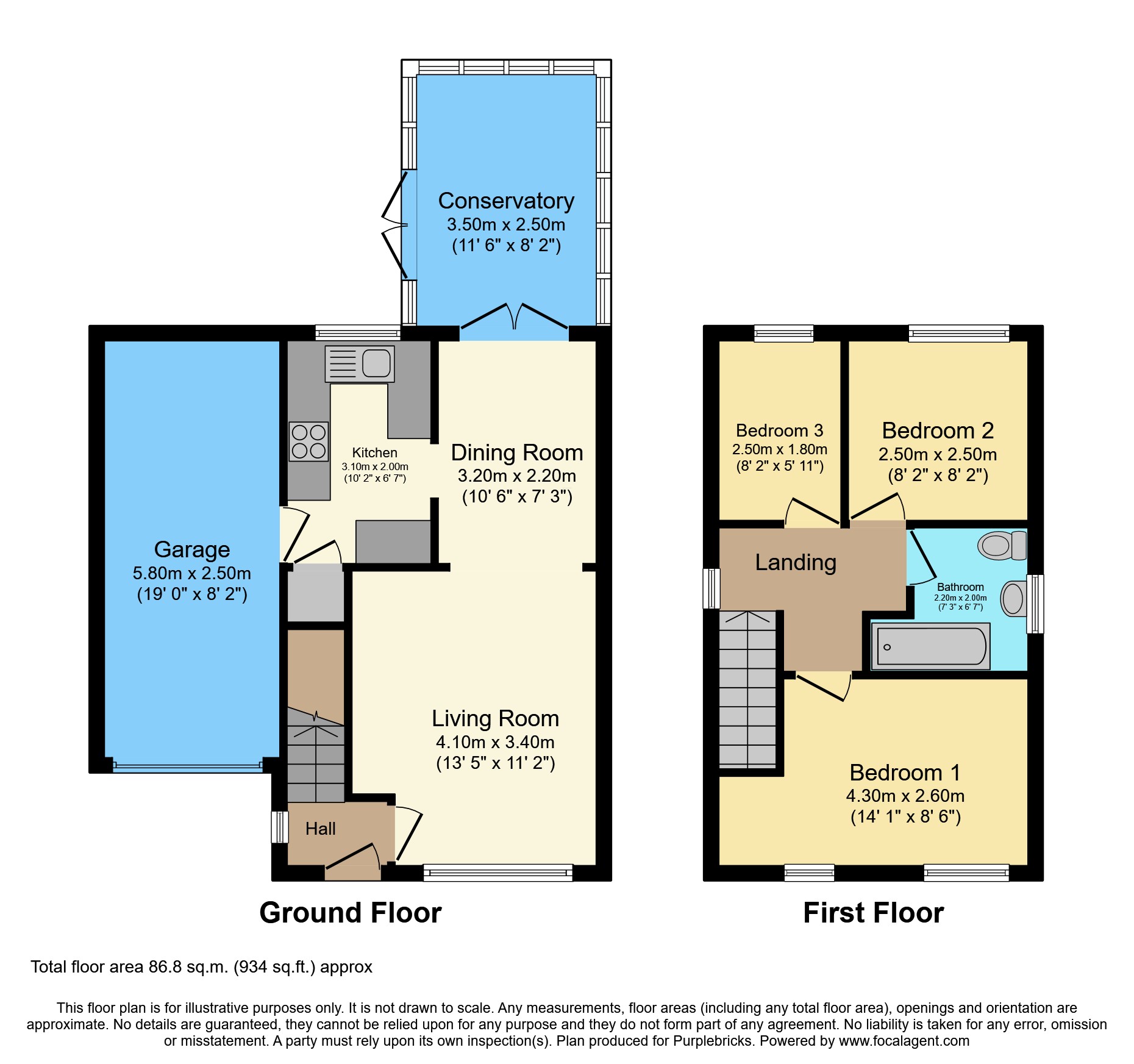 50, Hayscastle Close, Warrington floorplan