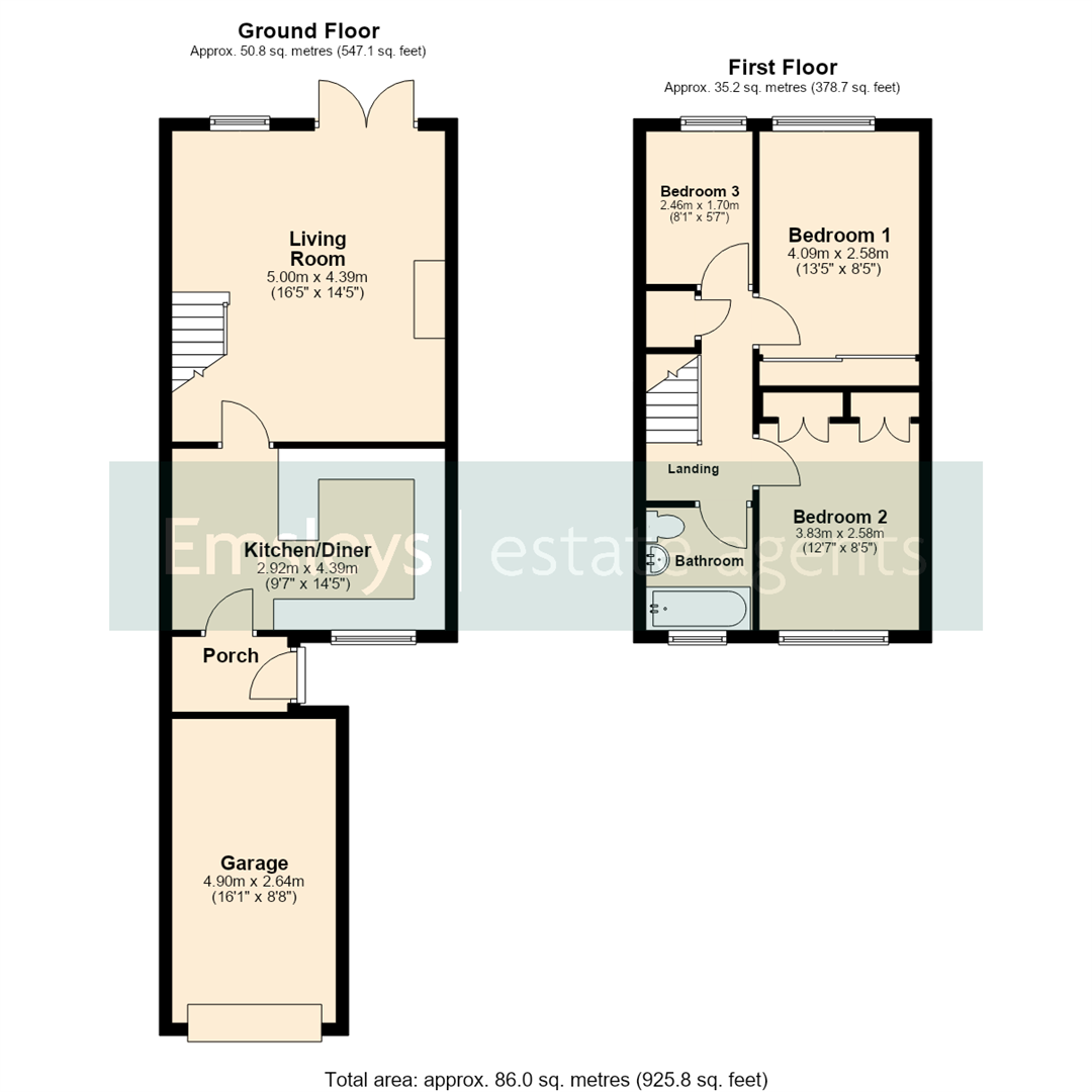 Hebden Green, Leeds floorplan