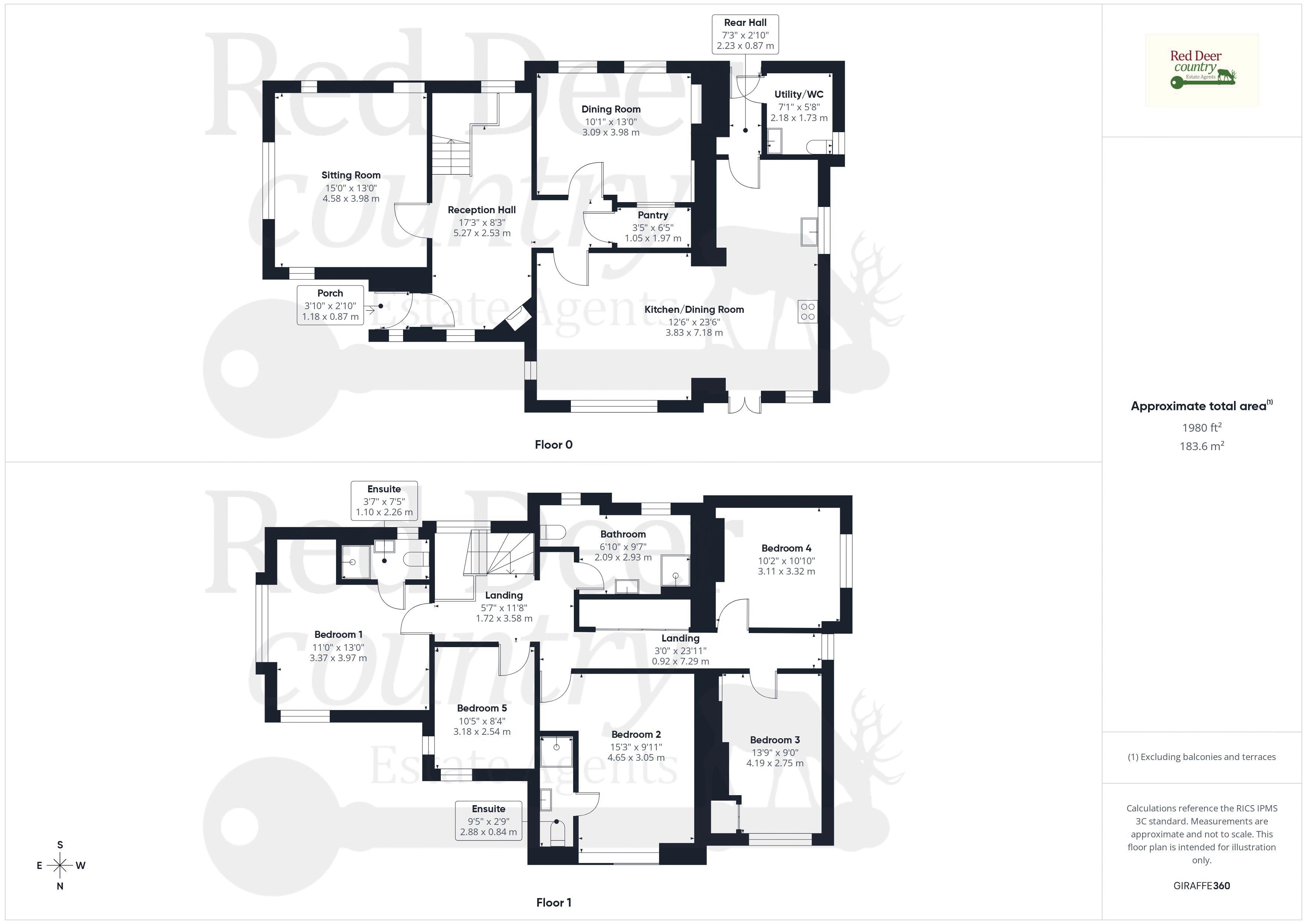 Redlands, Toll Road, Minehead floorplan