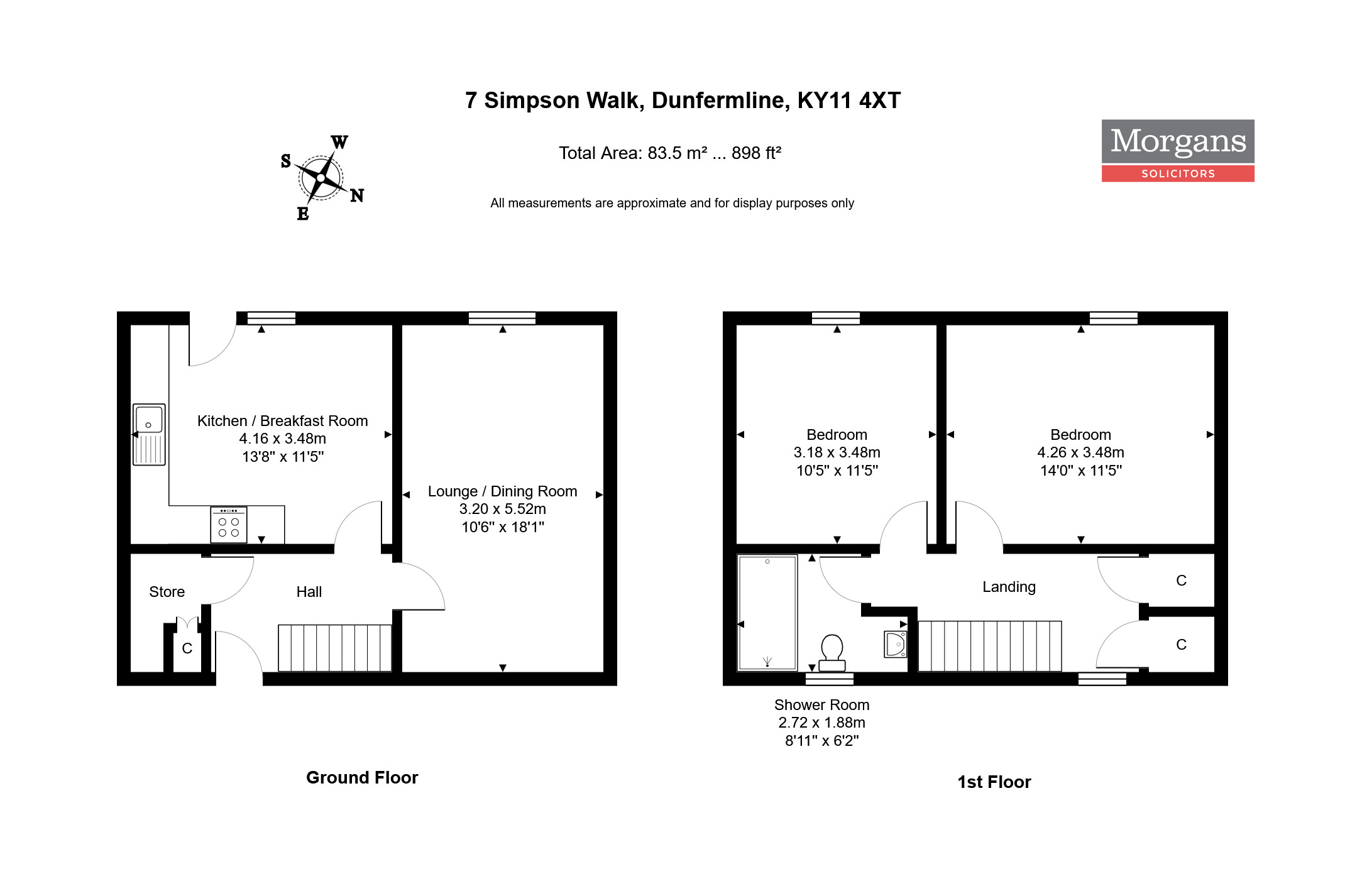 7, Simpson Walk, Dunfermline floorplan