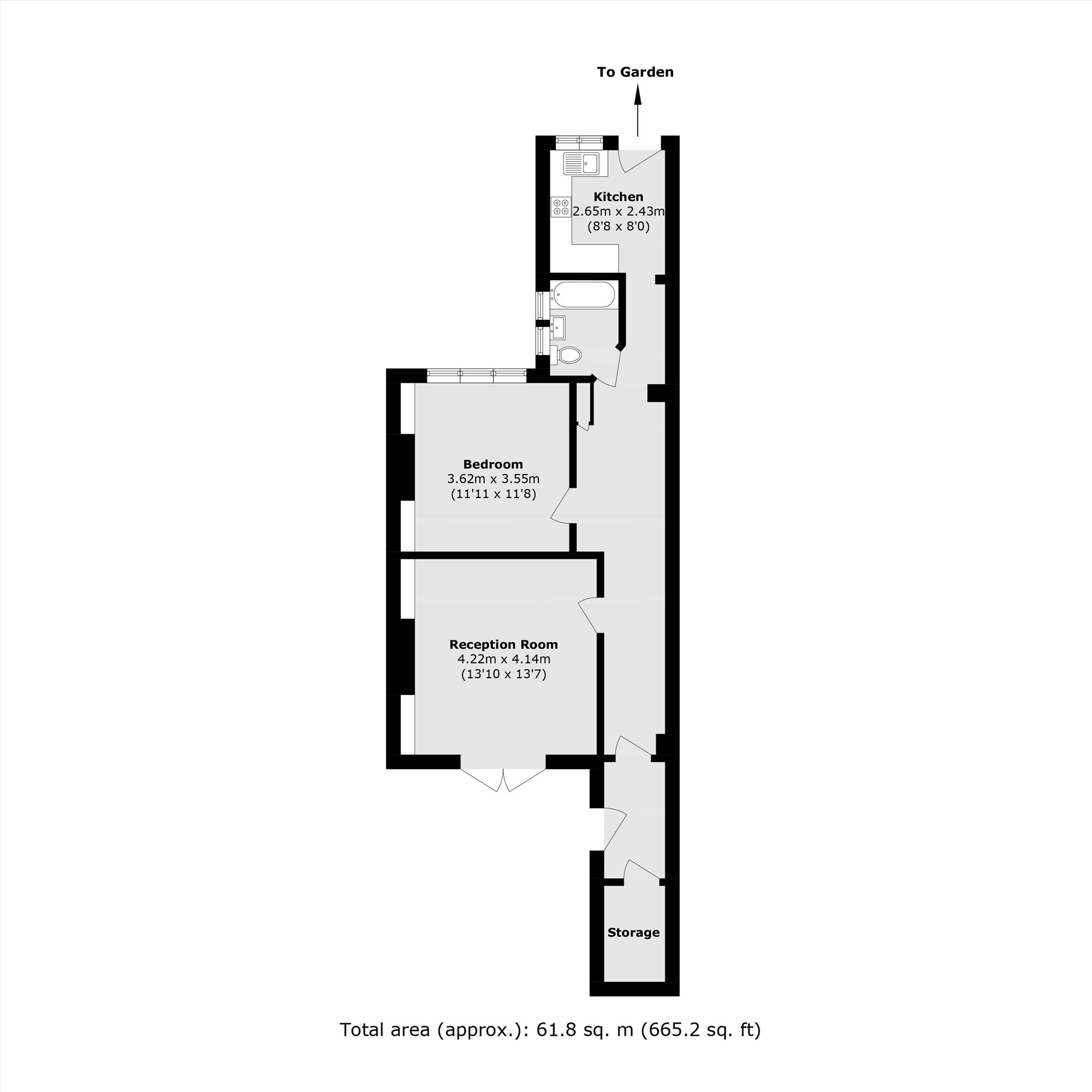 41A, Leighton Grove, London floorplan