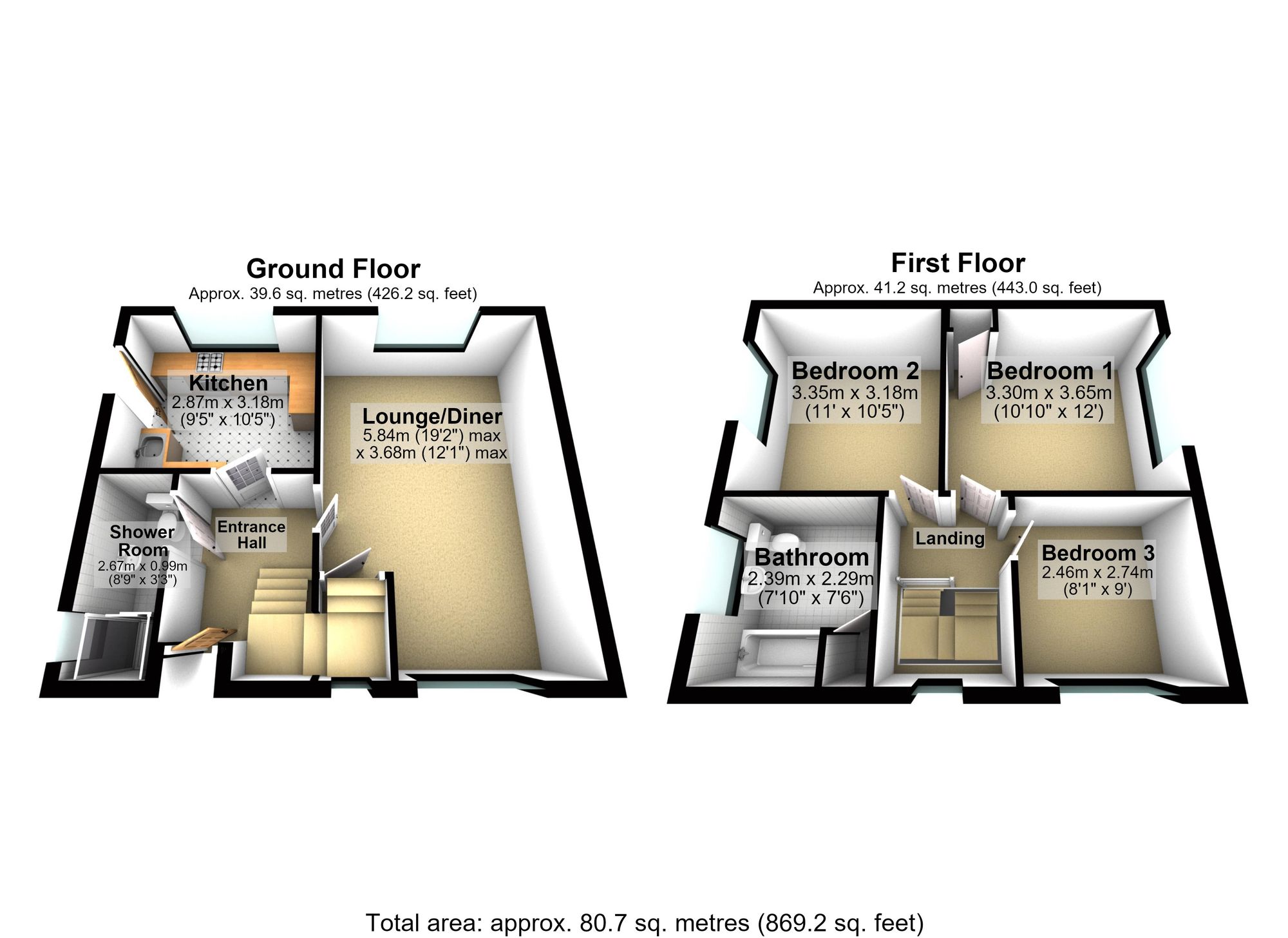 32 Chaucer Road, Wellingborough floorplan