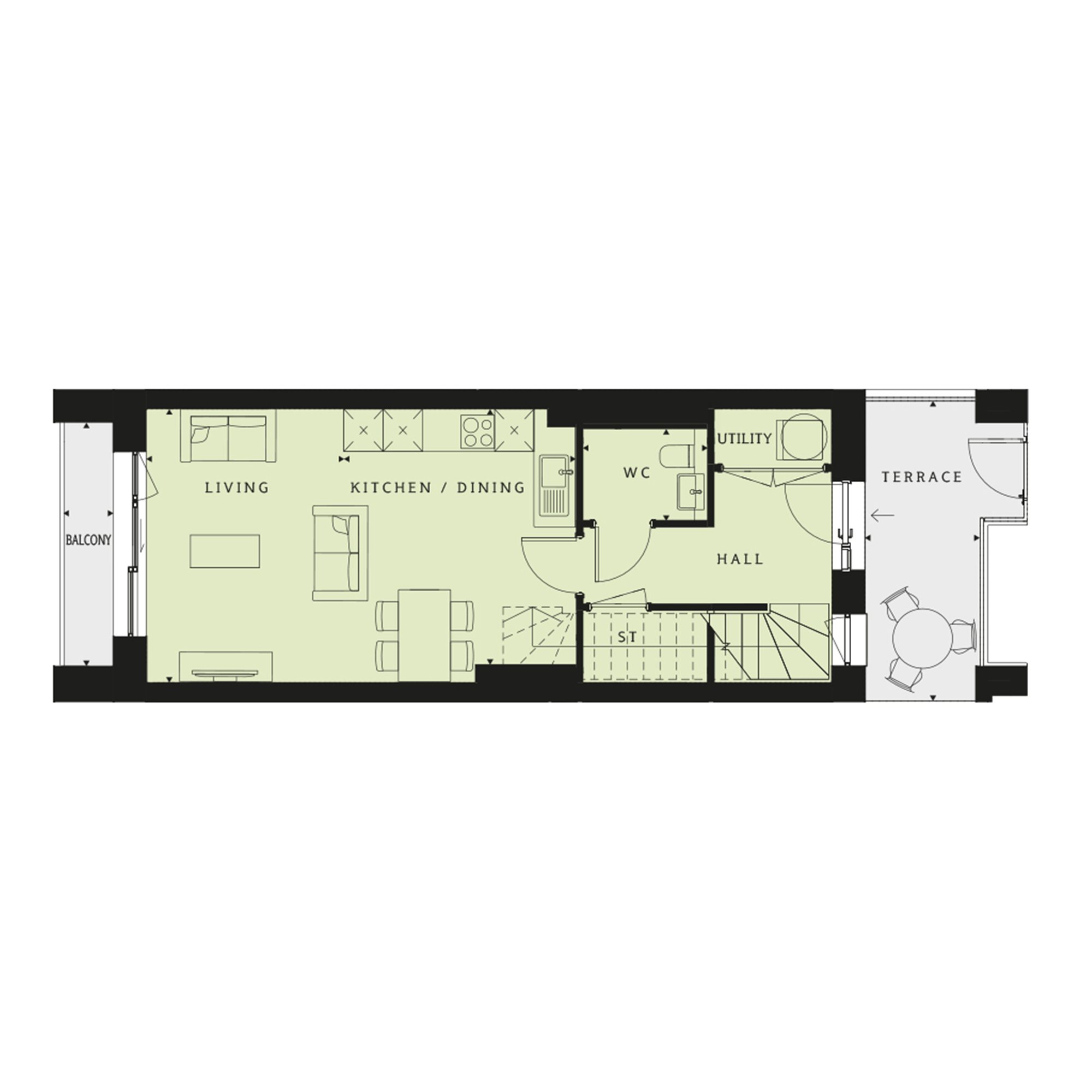 2 Bedrooms Flat for sale in 
