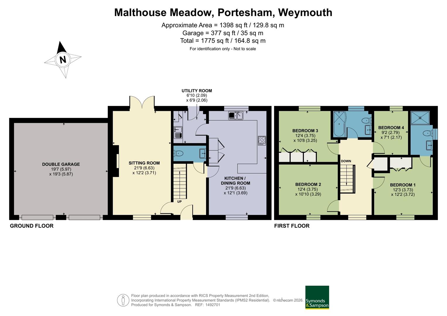 42, Malthouse Meadow, Weymouth floorplan