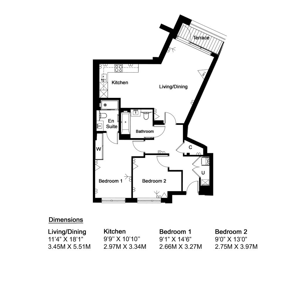 2 Bedrooms Flat for sale in Quartz House, Dickens Yard, Ealing W5