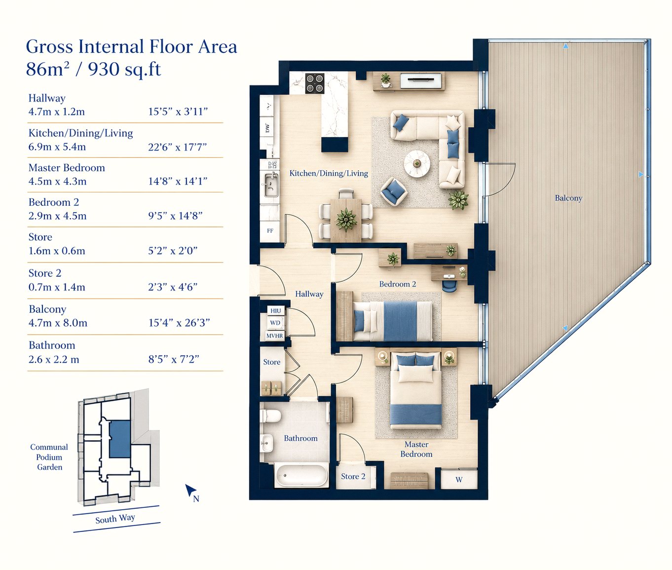South Way, Wembley floorplan