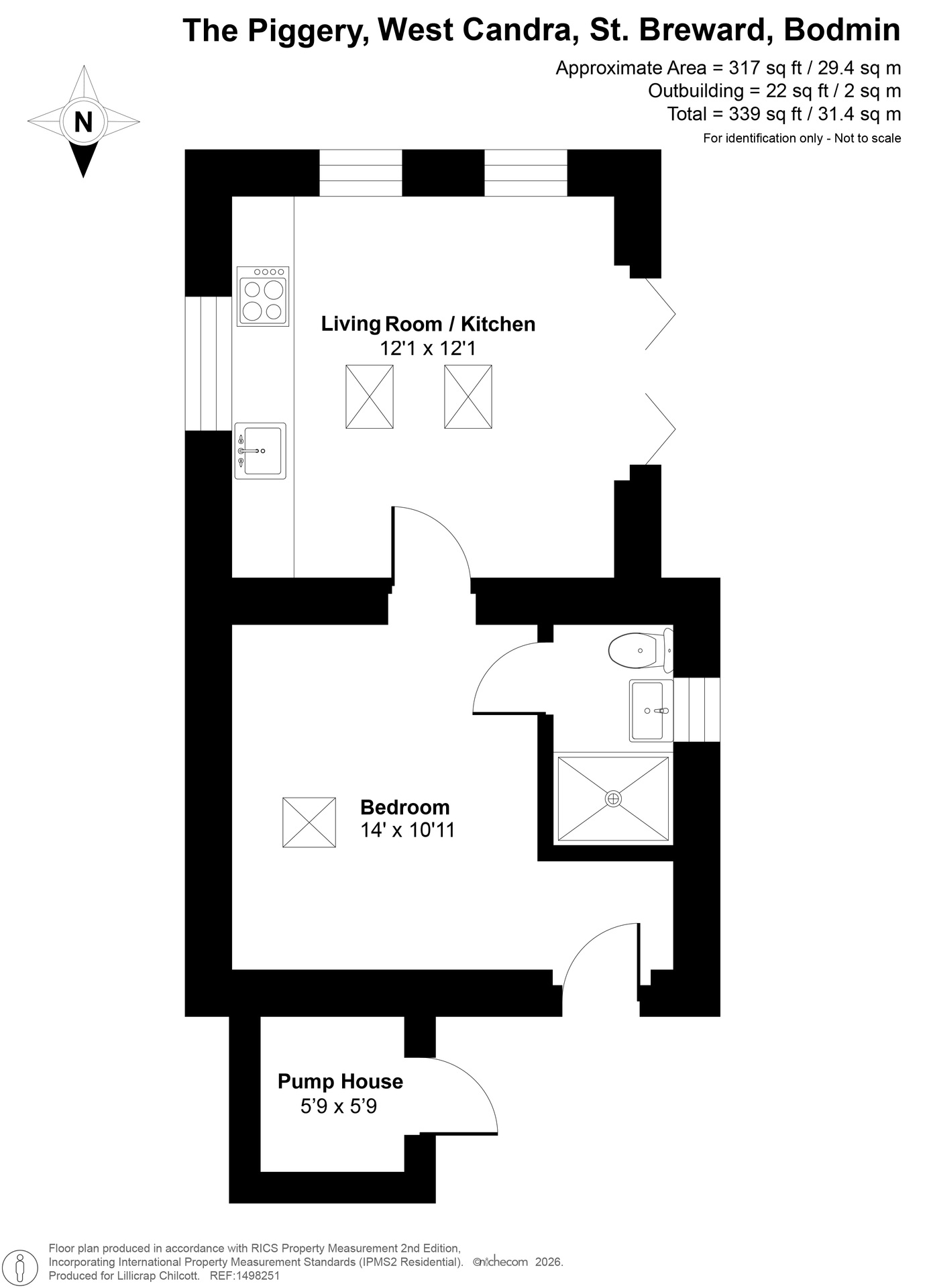 West Candra, Bodmin floorplan