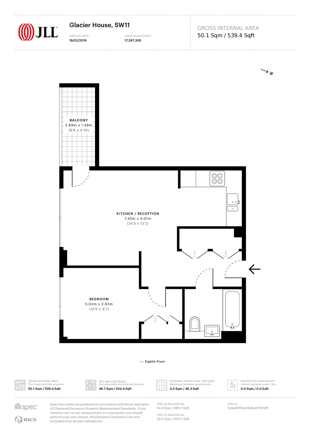 1 Bedrooms Flat to rent in Charles Clowes Walk, London SW11