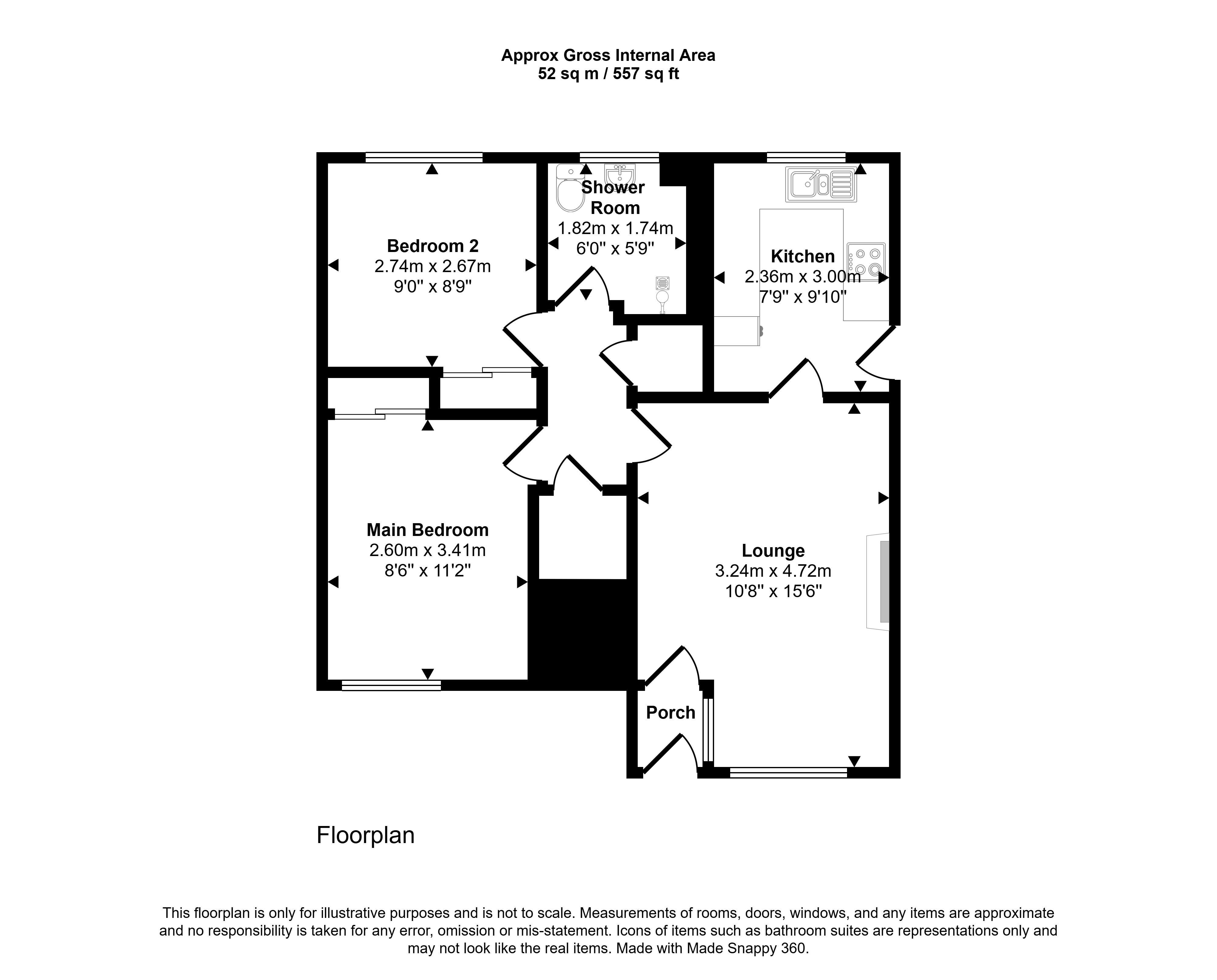 36, Mainscroft, Erskine floorplan