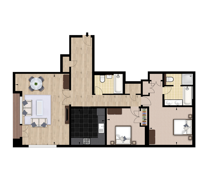 Flat 23, Westferry Circus, Canary Wharf, London E14 8RW, London floorplan