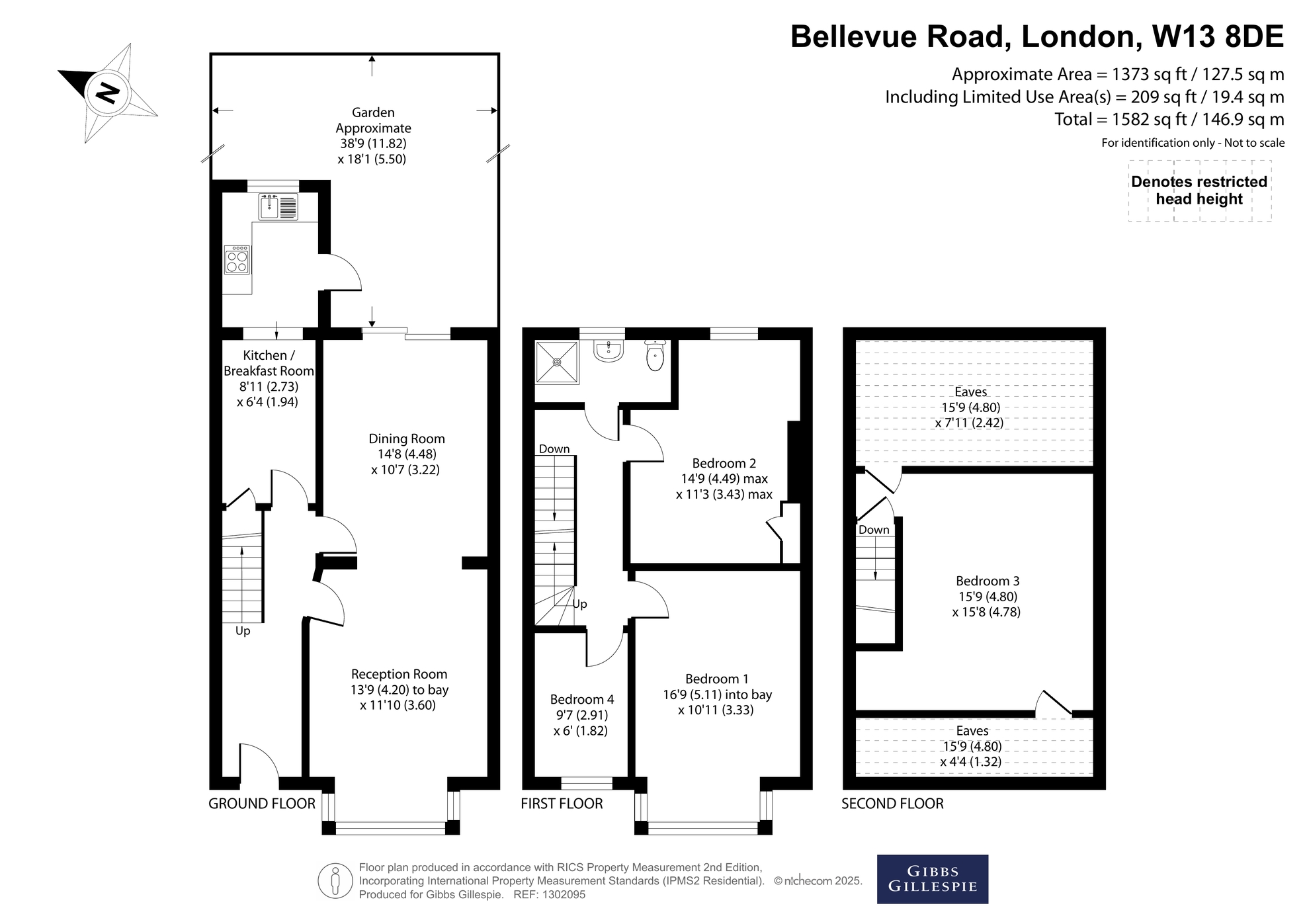 60, Bellevue Road, Ealing floorplan