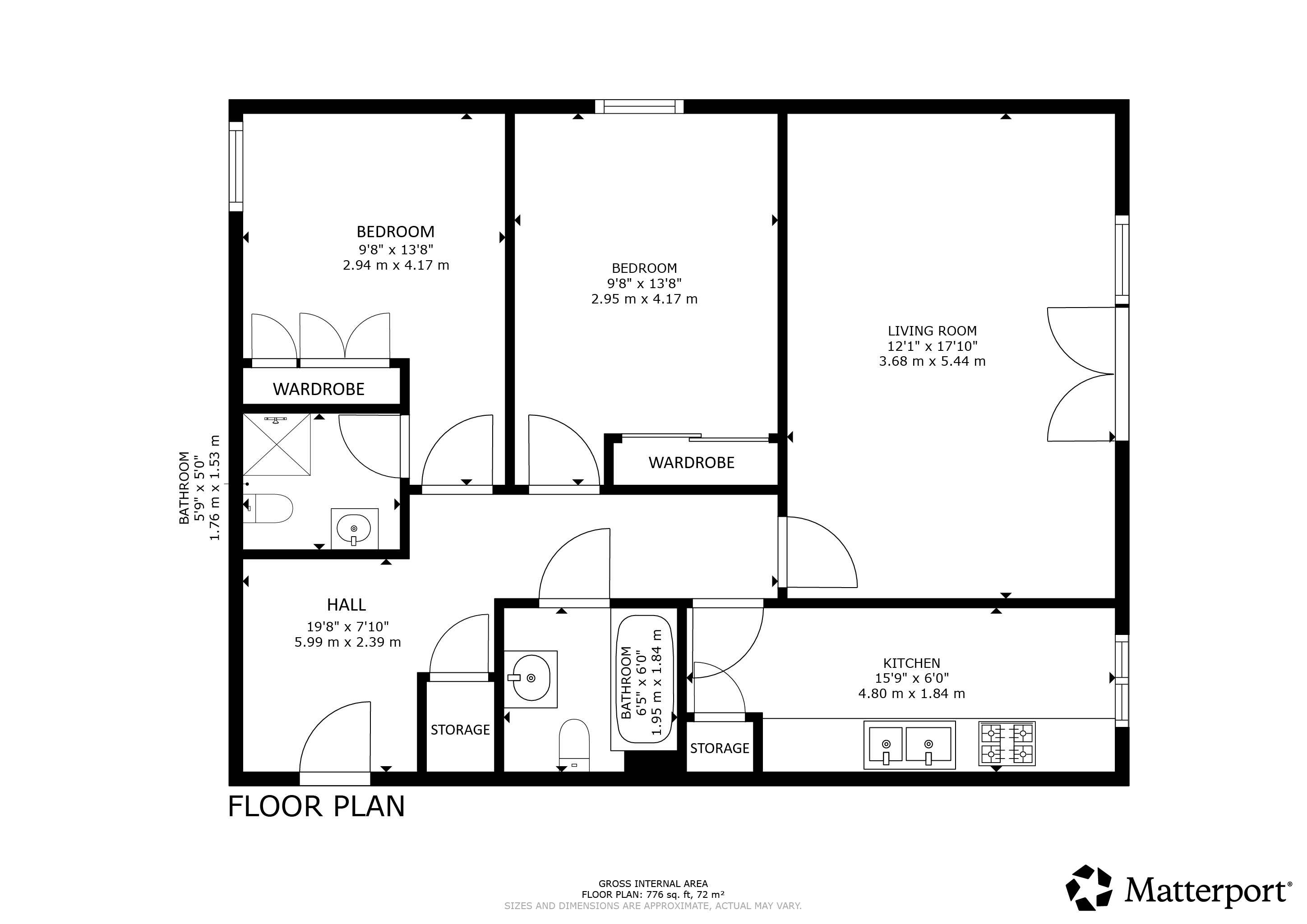 31, Minerva Way, Flat 2/3, Finnieston floorplan
