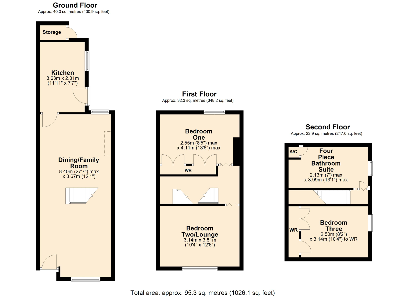3 St. Marys Road, Tewkesbury floorplan