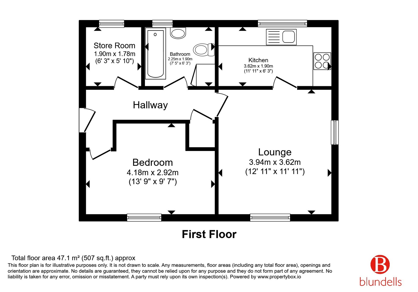 30, Water Slacks Road, Sheffield floorplan