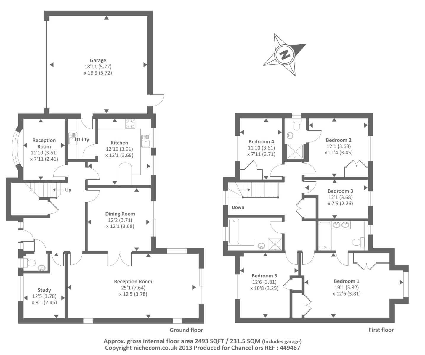 5 Bedrooms Detached house to rent in Station Road, Sunningdale SL5